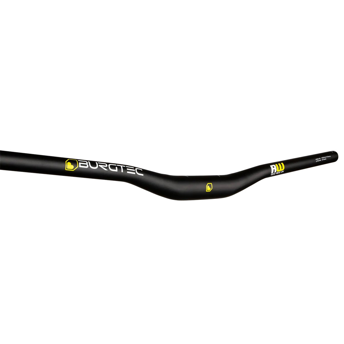 Burgtec RideWide DH 35.0 MTB-Руль - 800 мм - Высота подъема 22,5 мм - черный