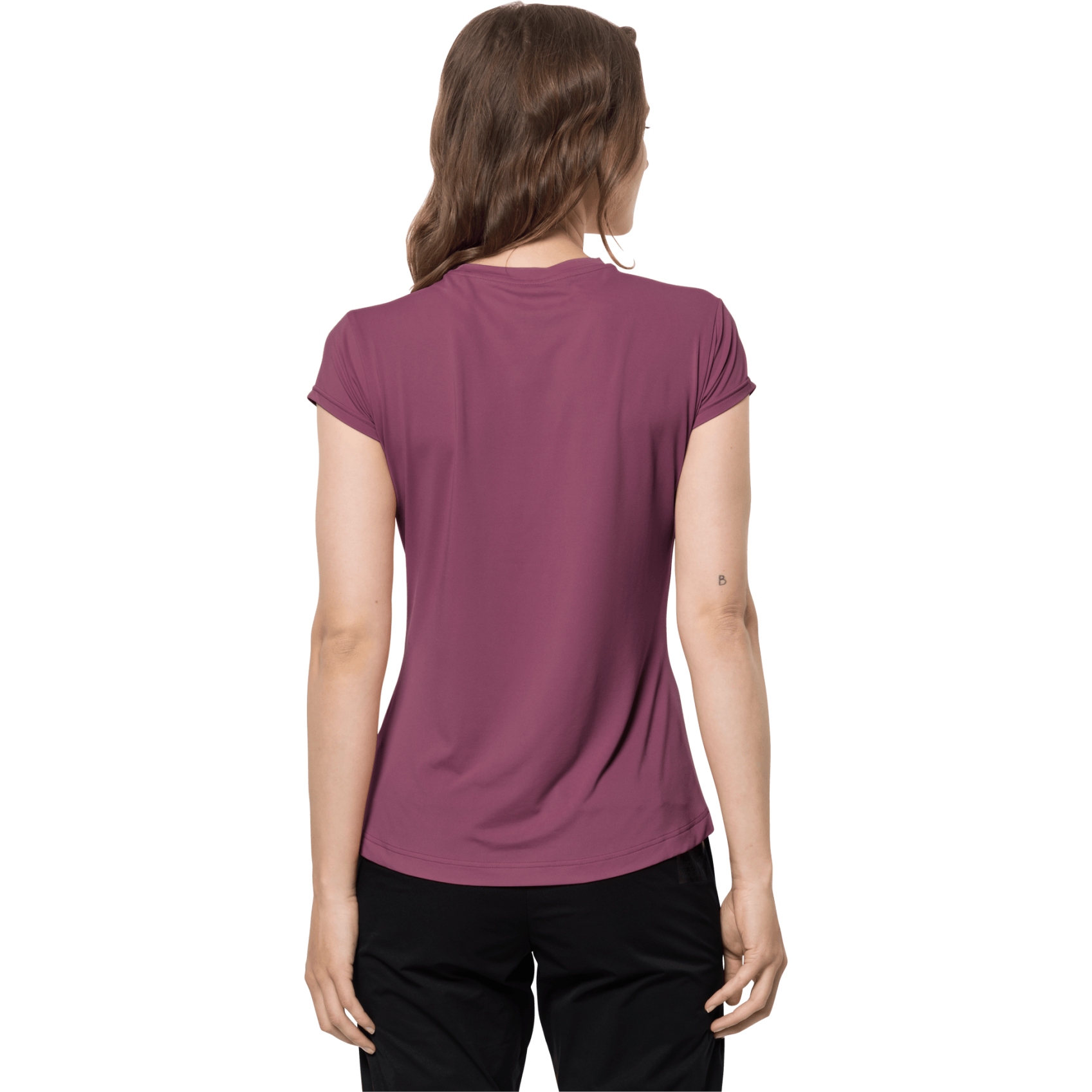 Jack Wolfskin Tasman violet | Damen quartz T-Shirt BIKE24 