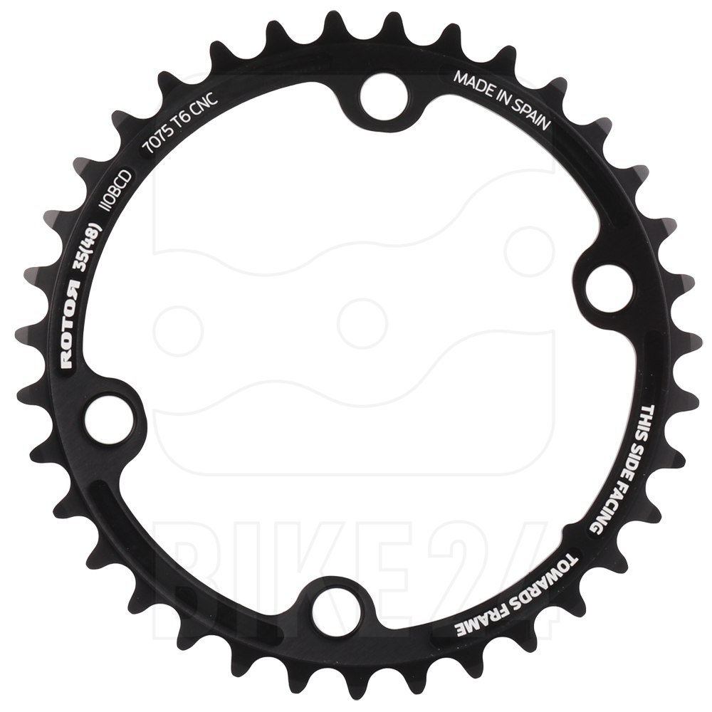 Picture of Rotor R-Rings Inner Chainring for SRAM AXS Shifting Systems - BCD 110x4 - round