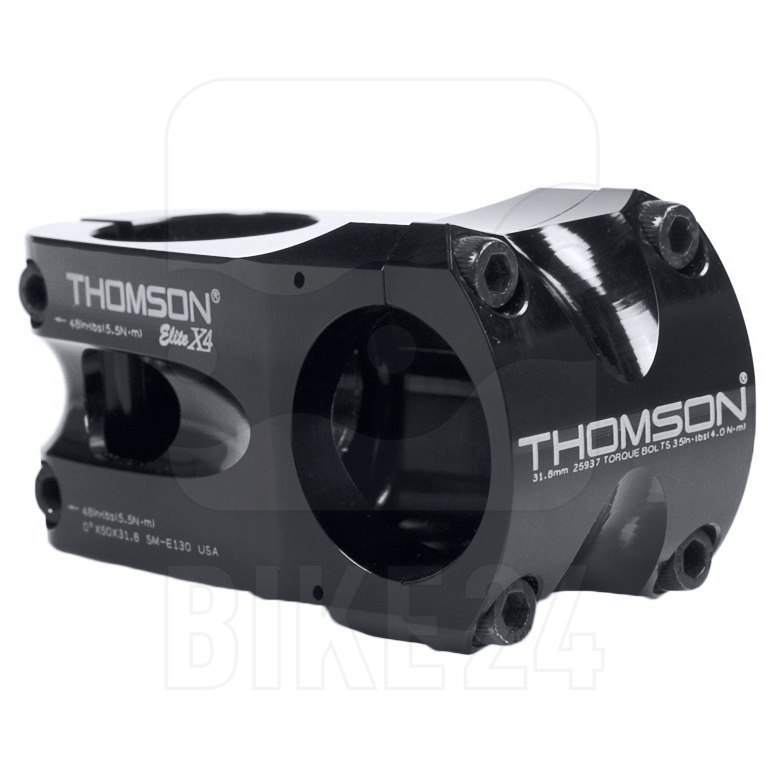 Productfoto van Thomson Elite X4 - 31.8mm - MTB Stem - 1.5&quot; - 45mm - black
