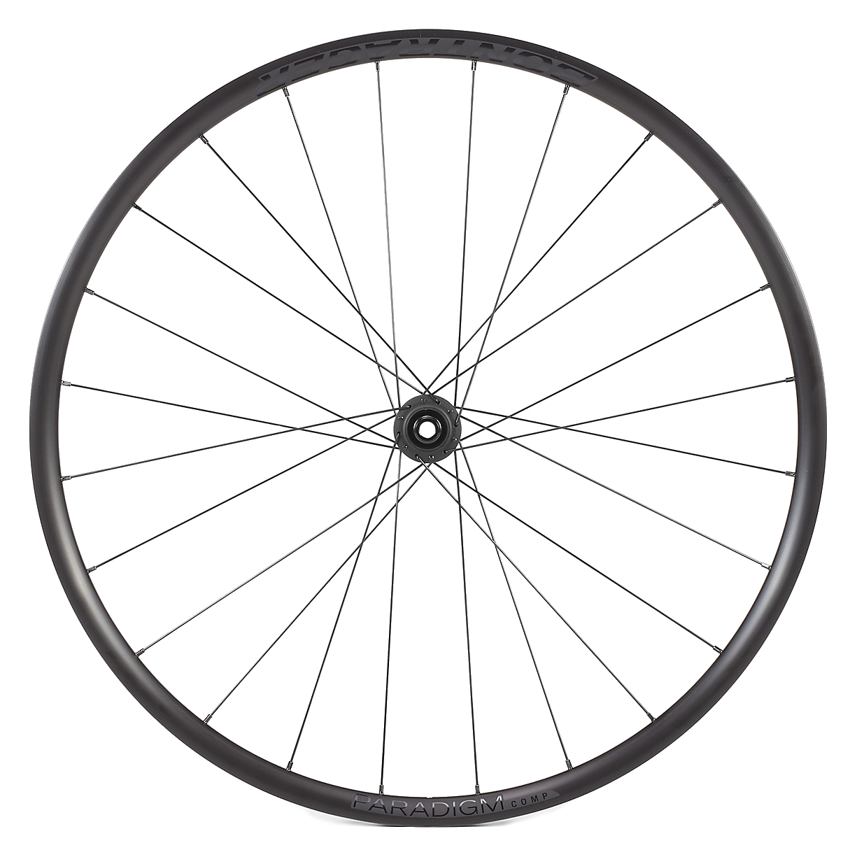 Picture of Bontrager Paradigm Comp TLR Disc Front Wheel - Clincher / Tubeless - Centerlock - 12x100mm
