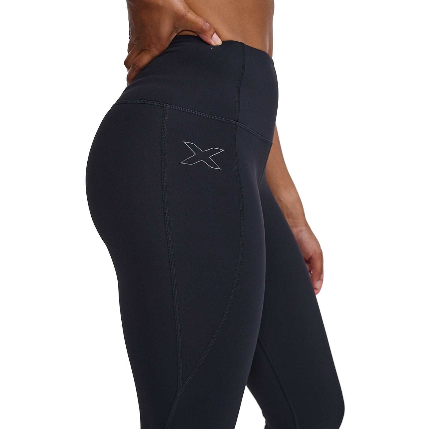 Buy 2XU Women Bonded Mid-Rise 3/4 Compression Tights online from GRIT+TONIC  in UAE