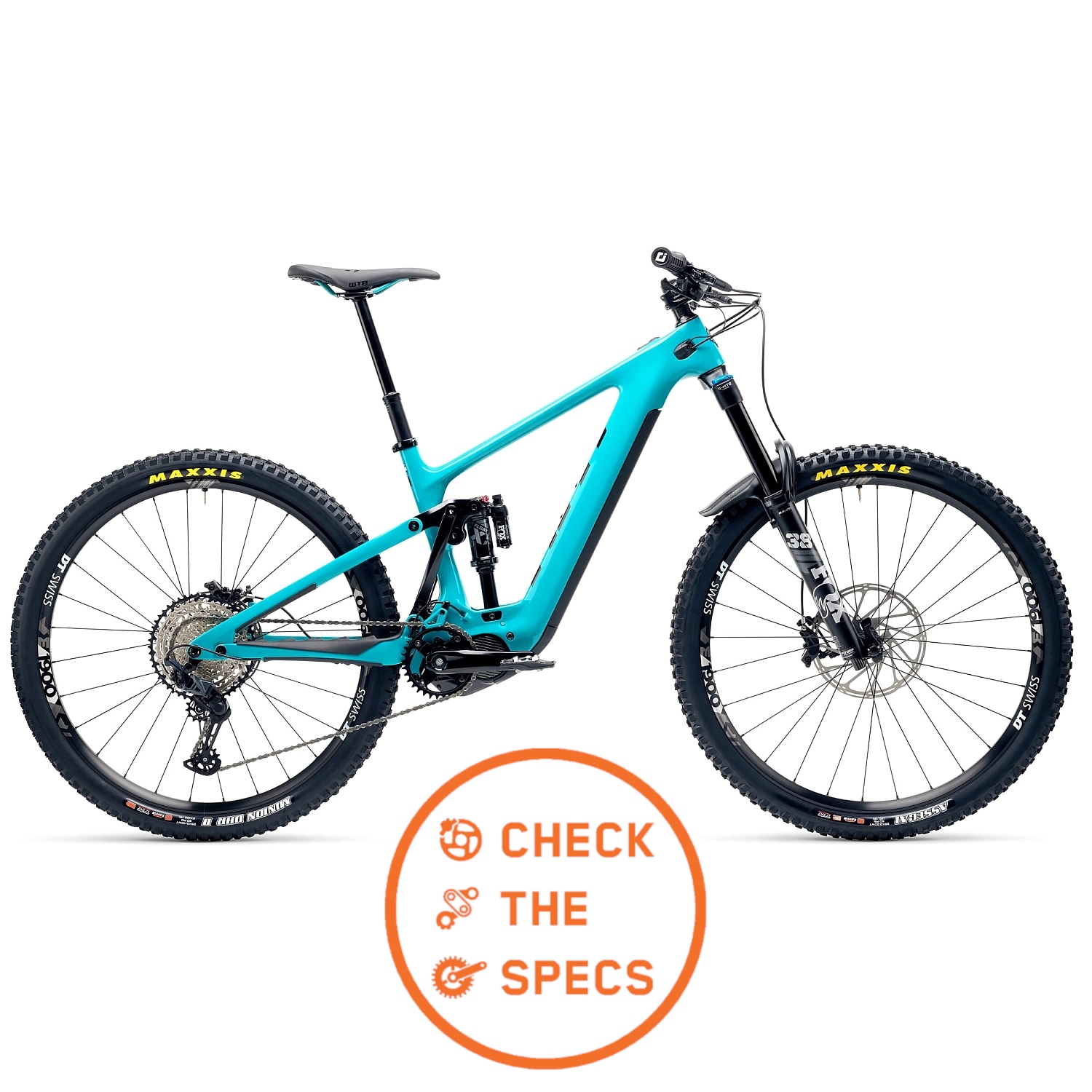 Picture of Yeti Cycles 160E - C1 29&quot; Carbon E-MTB - 2022 - Turquoise A01