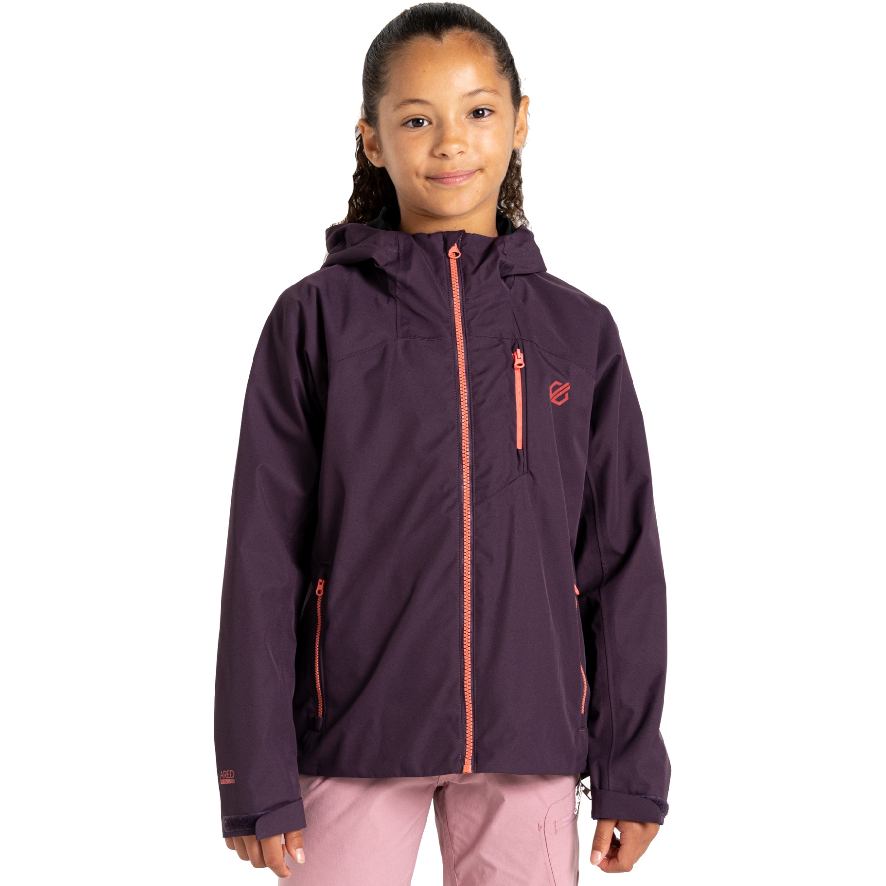 Foto de Dare 2b Chaqueta Impermeable Niños - Switch Out - 14T Deep Plum