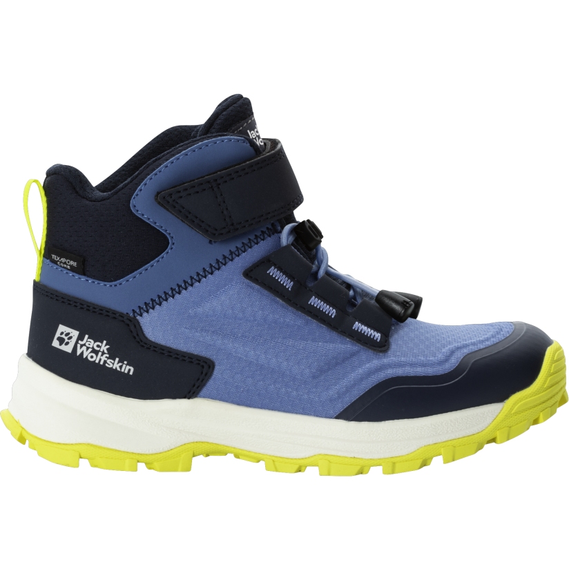 Picture of Jack Wolfskin Cyrox Texapore Mid Hiking Shoes Kids - elemental blue