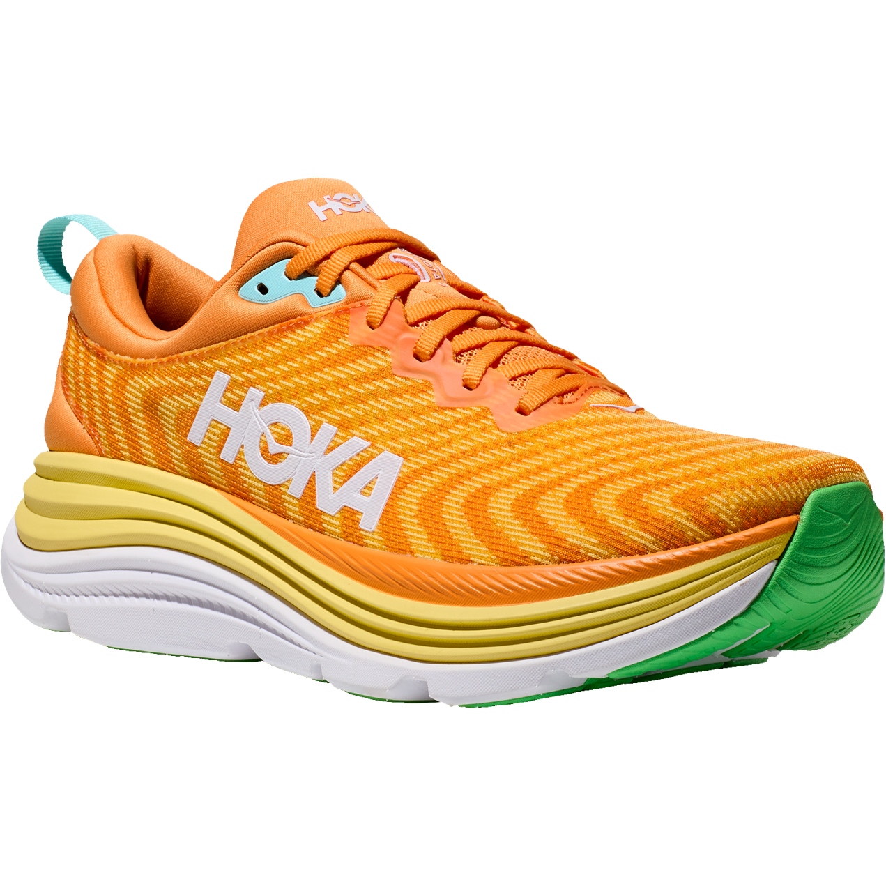 Hoka Gaviota 5 Running Shoes Men - solar flare / sherbet | BIKE24