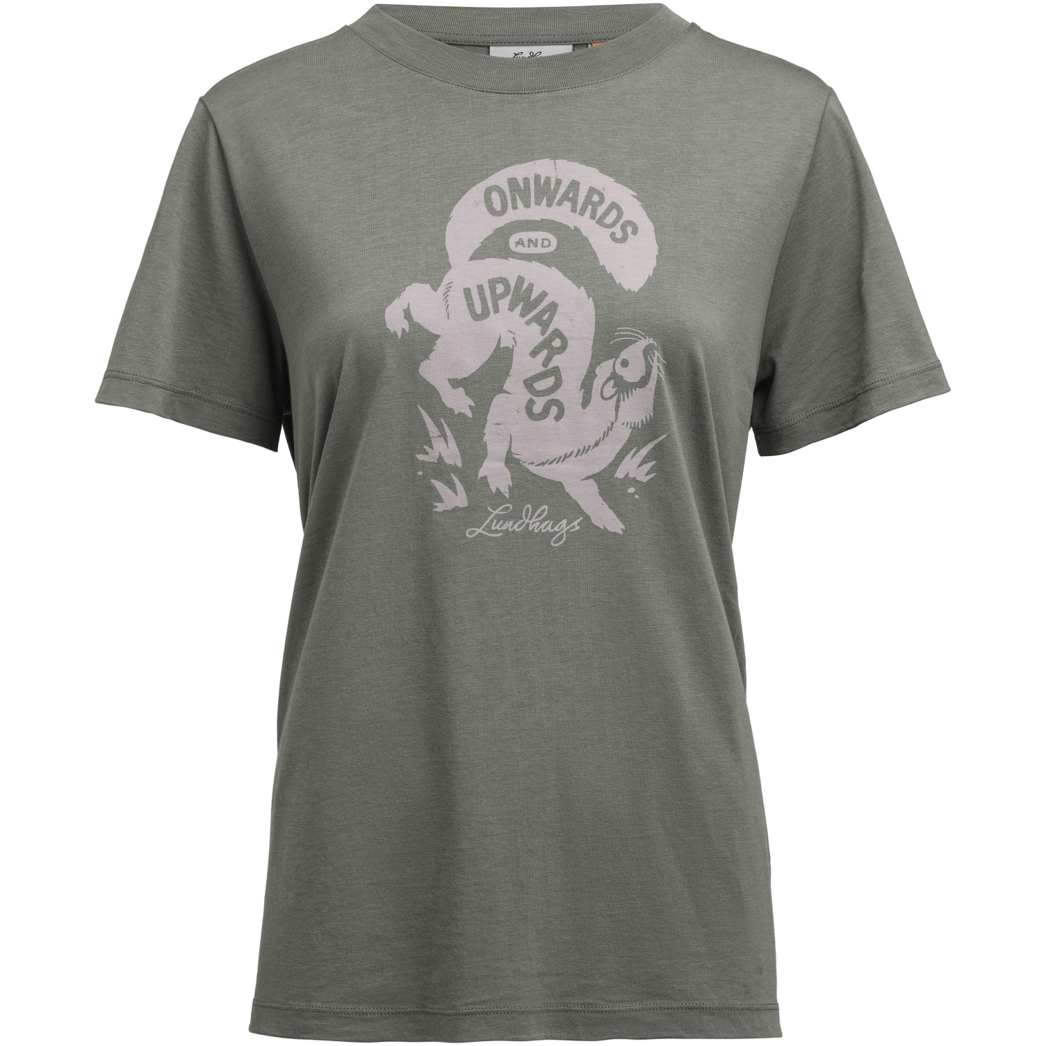 Picture of Lundhags Järpen Printed T-Shirt Women - Aloe Green 63310