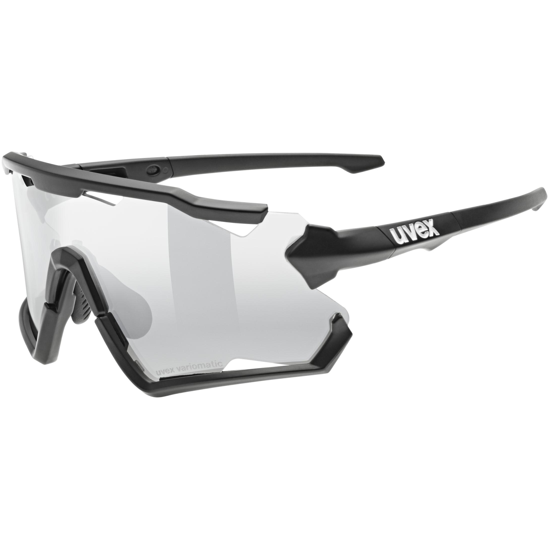 Picture of Uvex sportstyle 228 V Glasses - black matt/variomatic litemirror silver