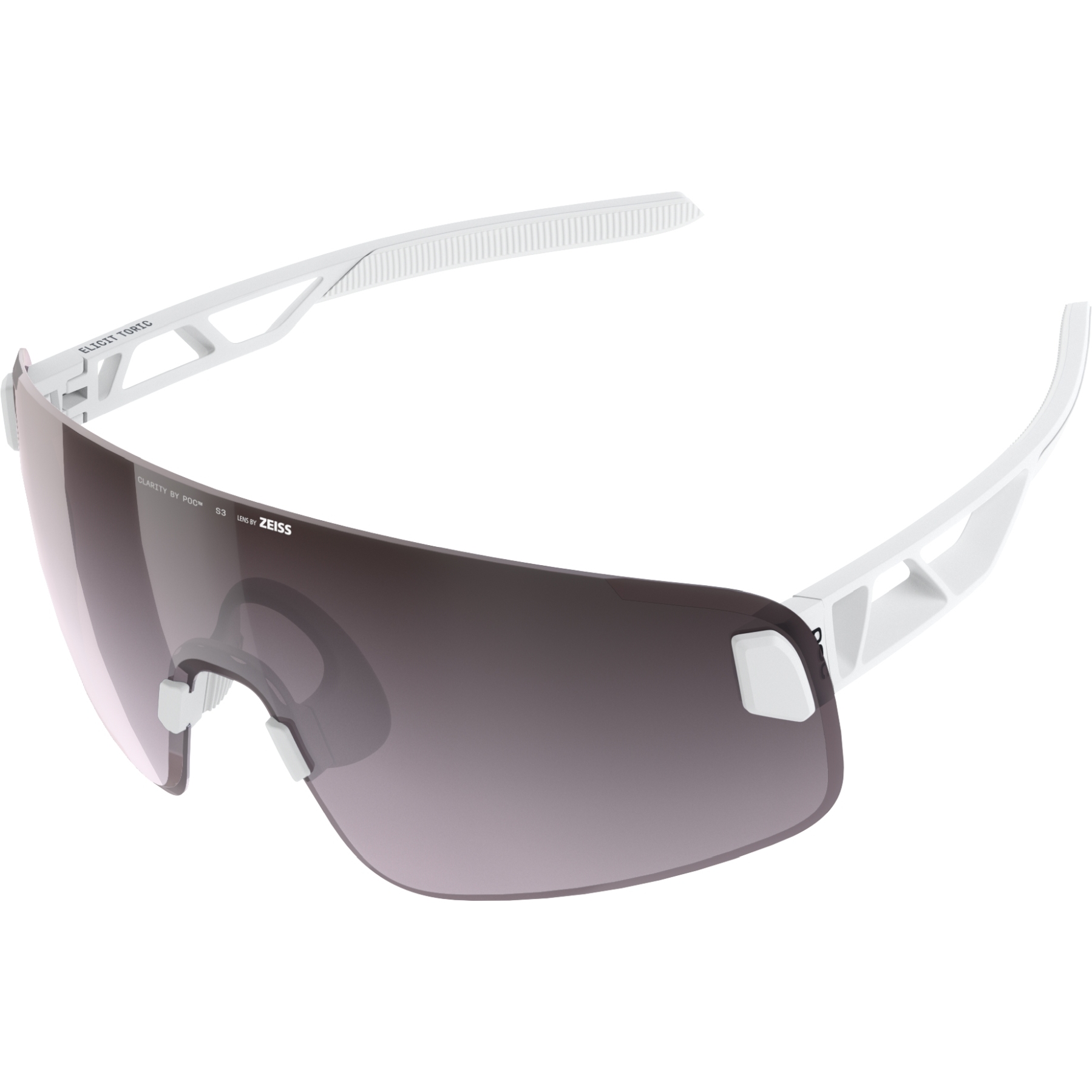 Productfoto van POC Elicit Toric Bril - Hydrogen White / Clarity Road/Sunny Silver + Clear