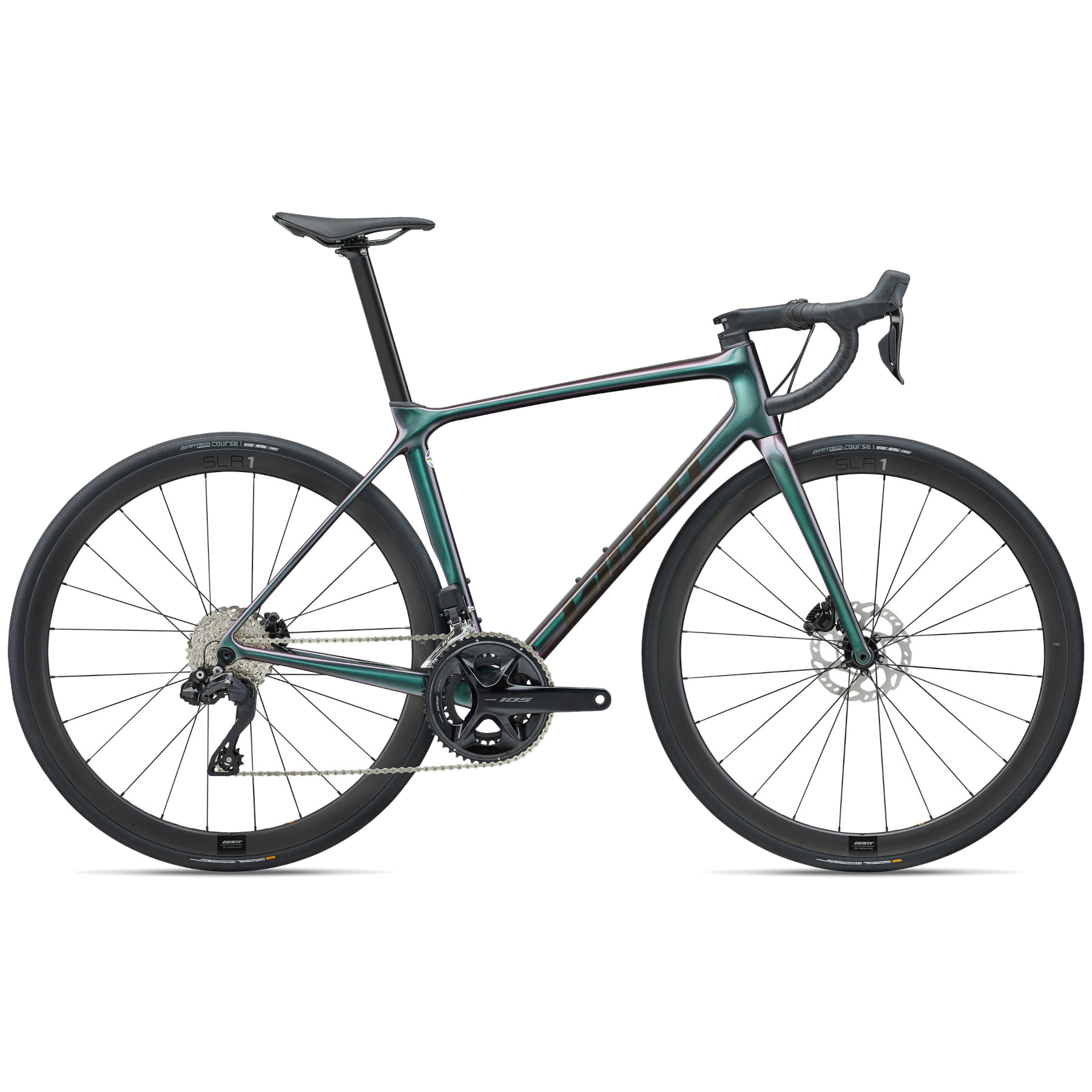 Zdjęcie: Giant TCR ADVANCED PRO 1 DI2 - rower szosowy z włókna węglowego - 2024 - dark iridescent