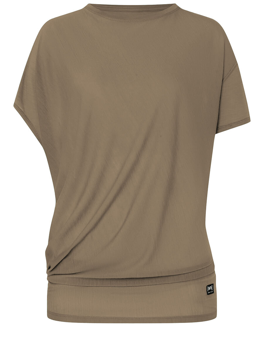 Productfoto van SUPER.NATURAL Yoga Loose T-Shirt Dames - Oak