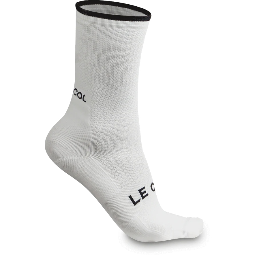 Image of Le Col Cycling Socks - White/Black