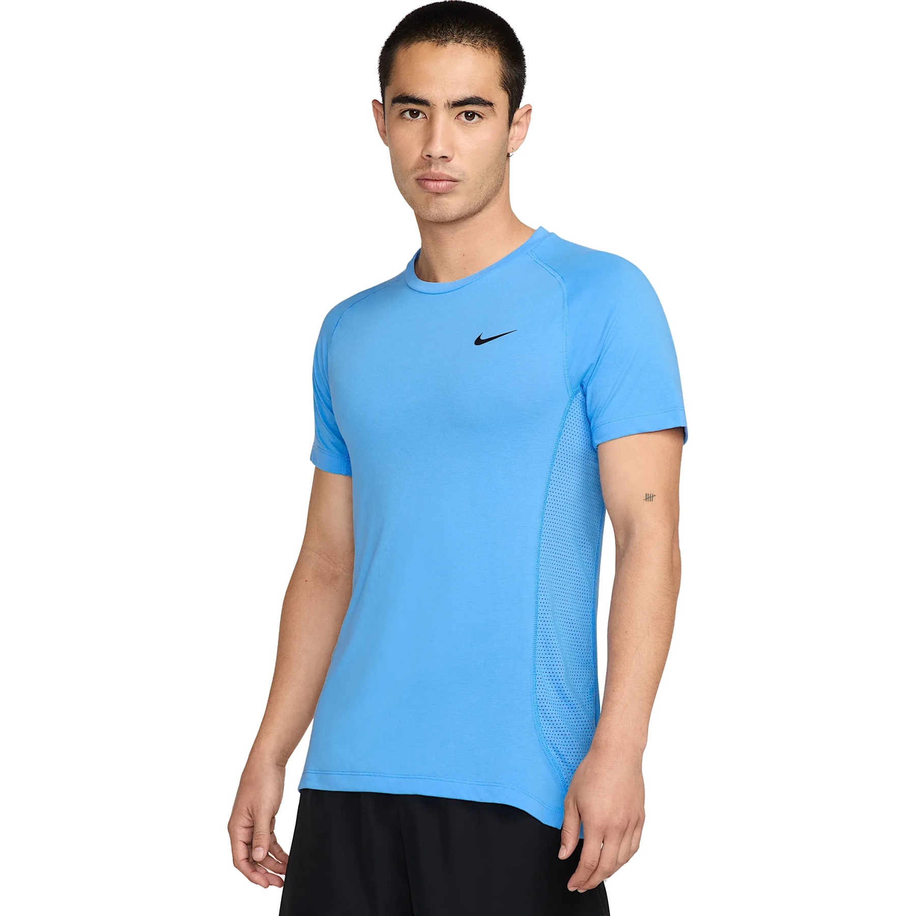 Мужской топ с коротким рукавом Nike Flex Rep Dri-FIT - university синий/черный FN2979-412