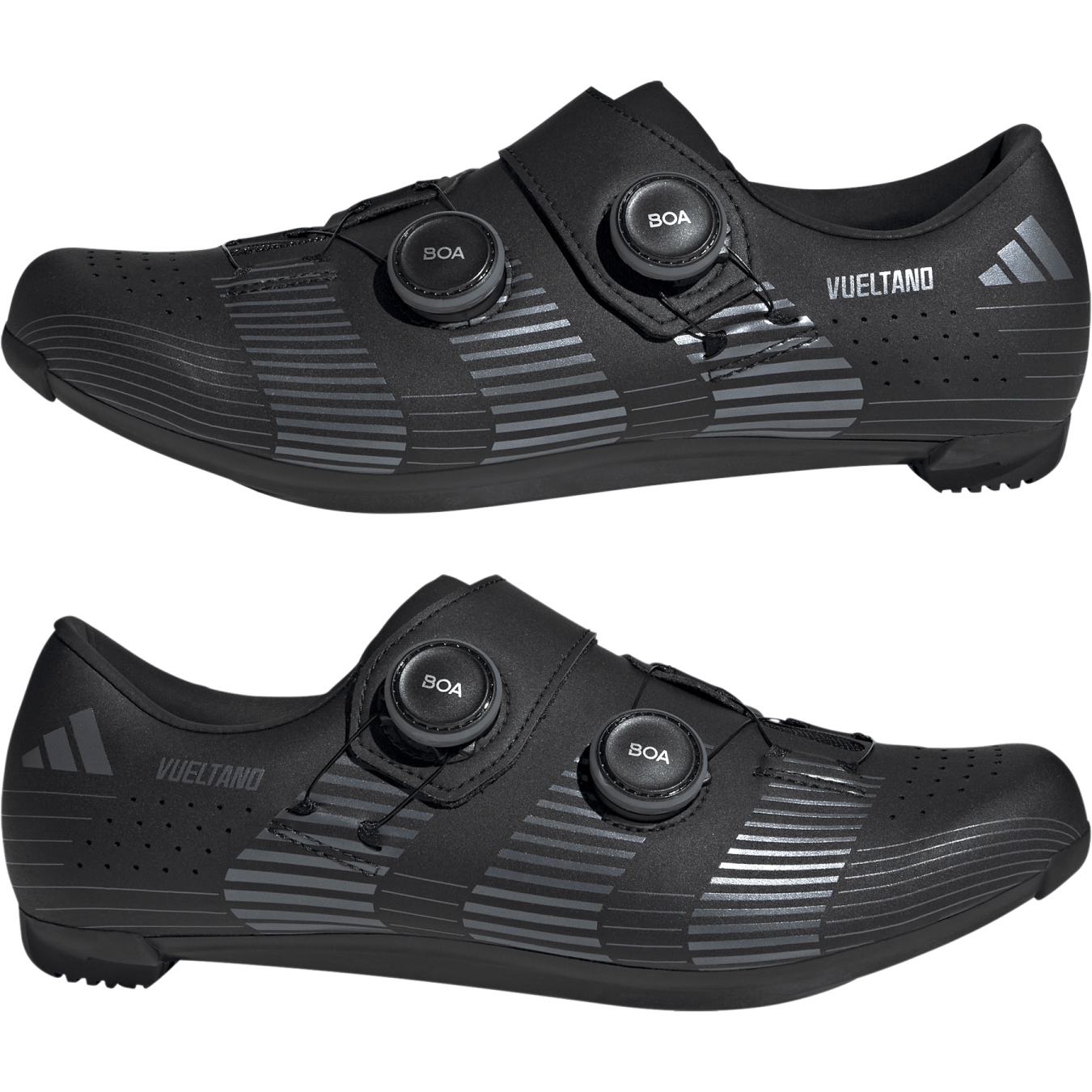 Adidas Mens Vueltano Indoor Spin/Cycle Black Shoes Delta‎ Clips Size 9 adidas Vueltano Cycling Shoes Men - core black/core black  main image 3