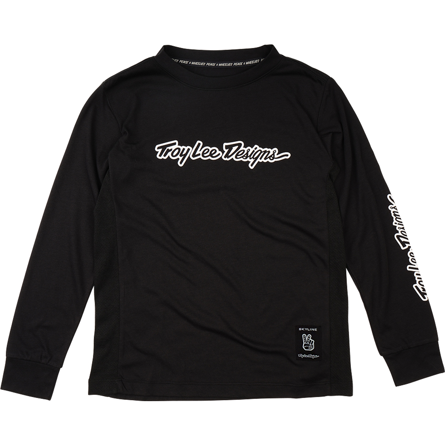 Produktbild von Troy Lee Designs Skyline Ride Langarmtrikot Kinder - Signature Black
