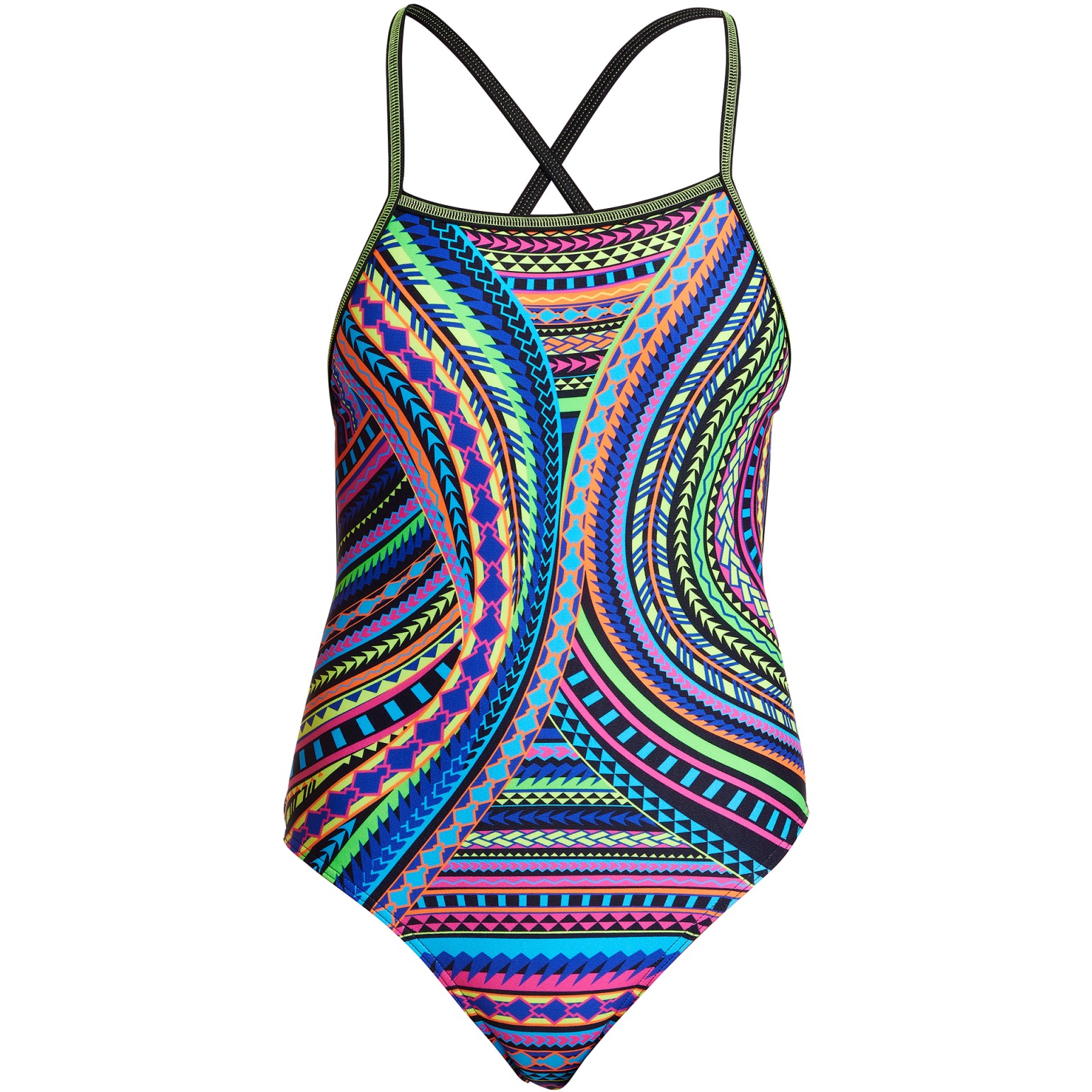 Picture of Funkita Strapped In One Piece Swimsuit Girls - Tribal Revival