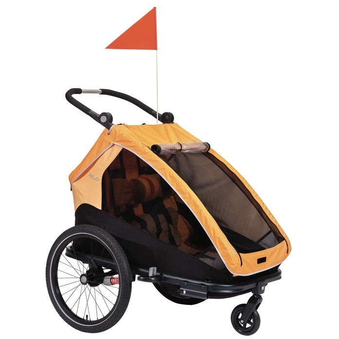 Picture of XLC DUO S Kids Trailer - marigold/anthrazit