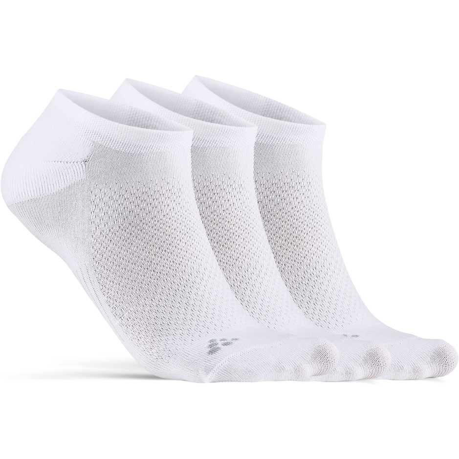 Picture of CRAFT Core Dry Footies Sock 3-Pack - White