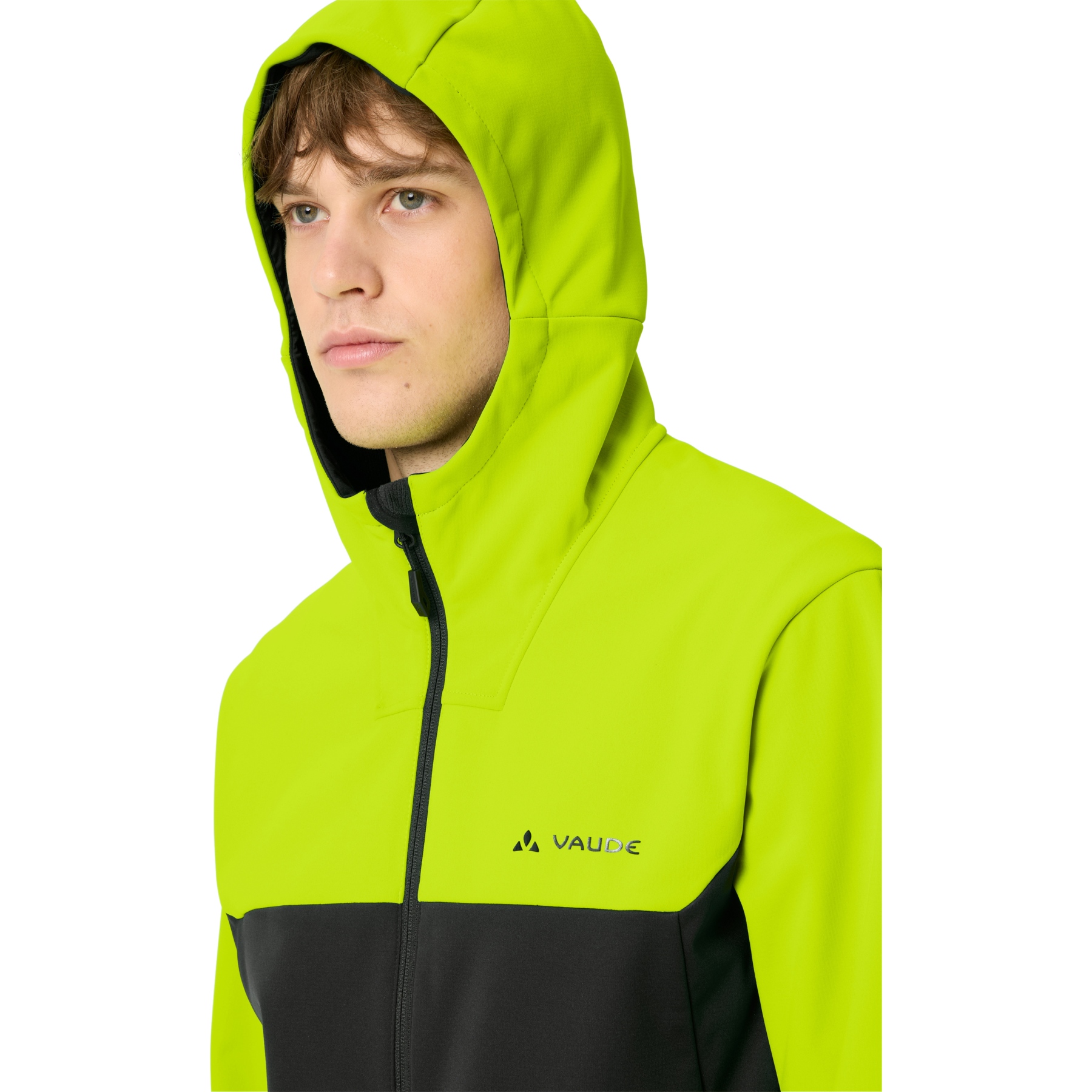 Vaude Qimsa Hooded Softshell Jacket II Men - neon yellow | BIKE24
