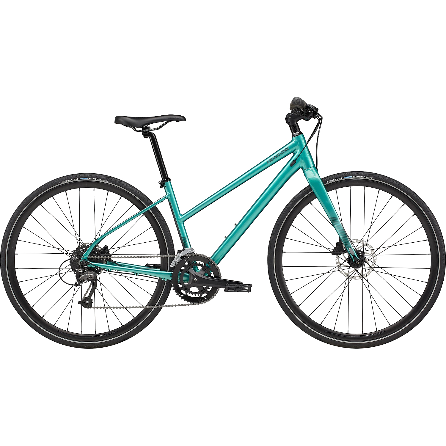 Picture of Cannondale QUICK DISC 3 Remixte - Women Fitness Bike - 2023 - turquoise