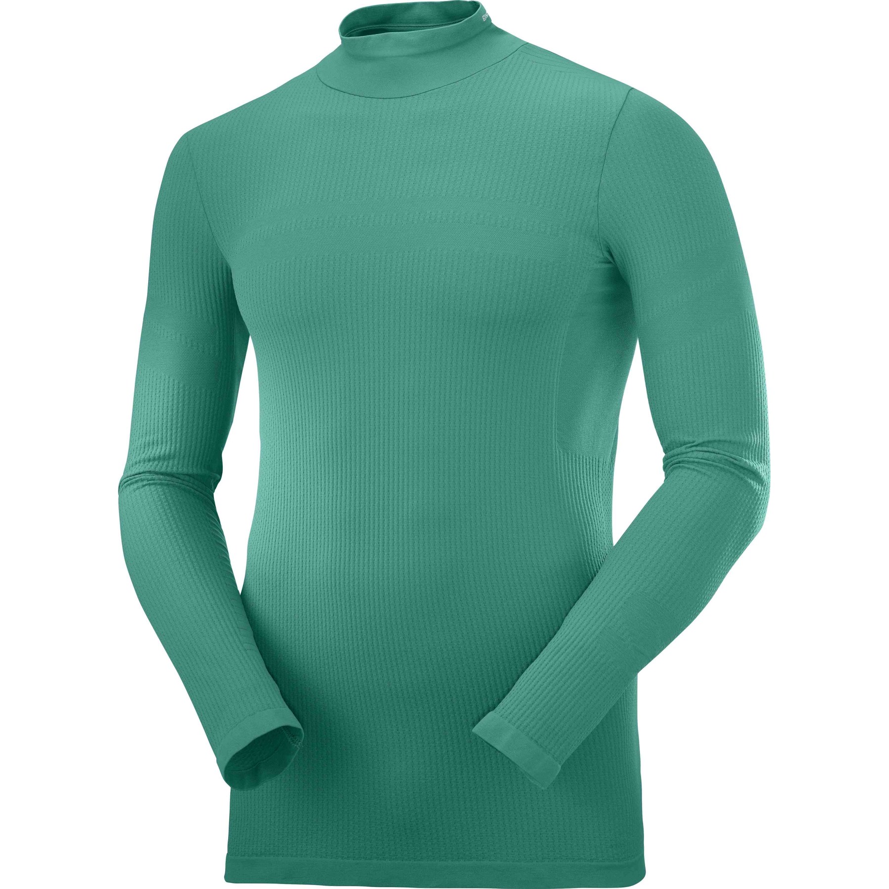 Picture of Salomon Sntial Warm Baselayer Longsleeve Shirt - pacific