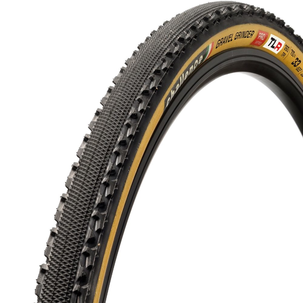 Picture of Challenge Gravel Grinder Folding Tire - Pro | TLR | SuperPoly Corazza | PPS2 - 33-622 | tan