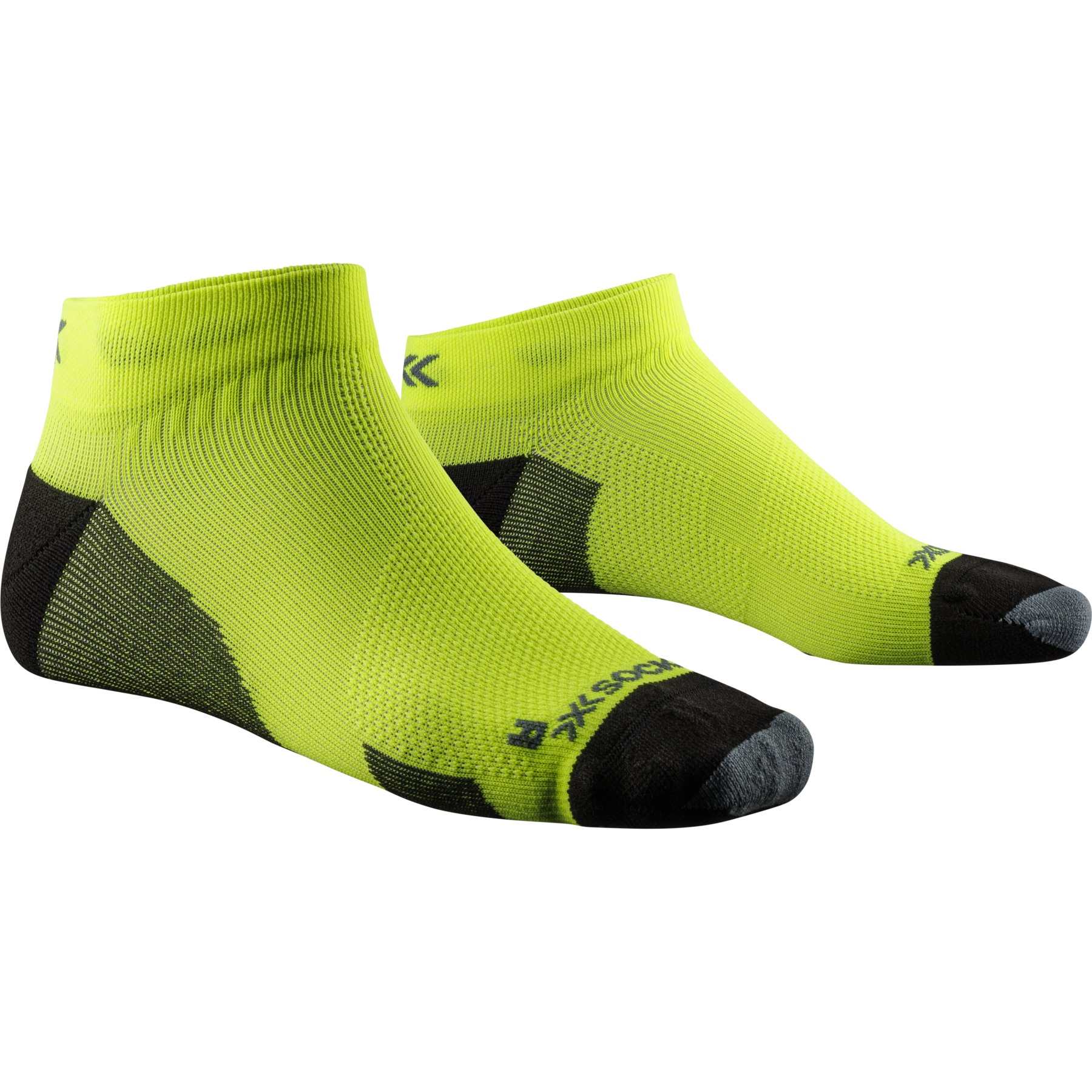 Image de X-Socks Chaussettes de course - Run Discover Low Cut - fluo yellow/opal black