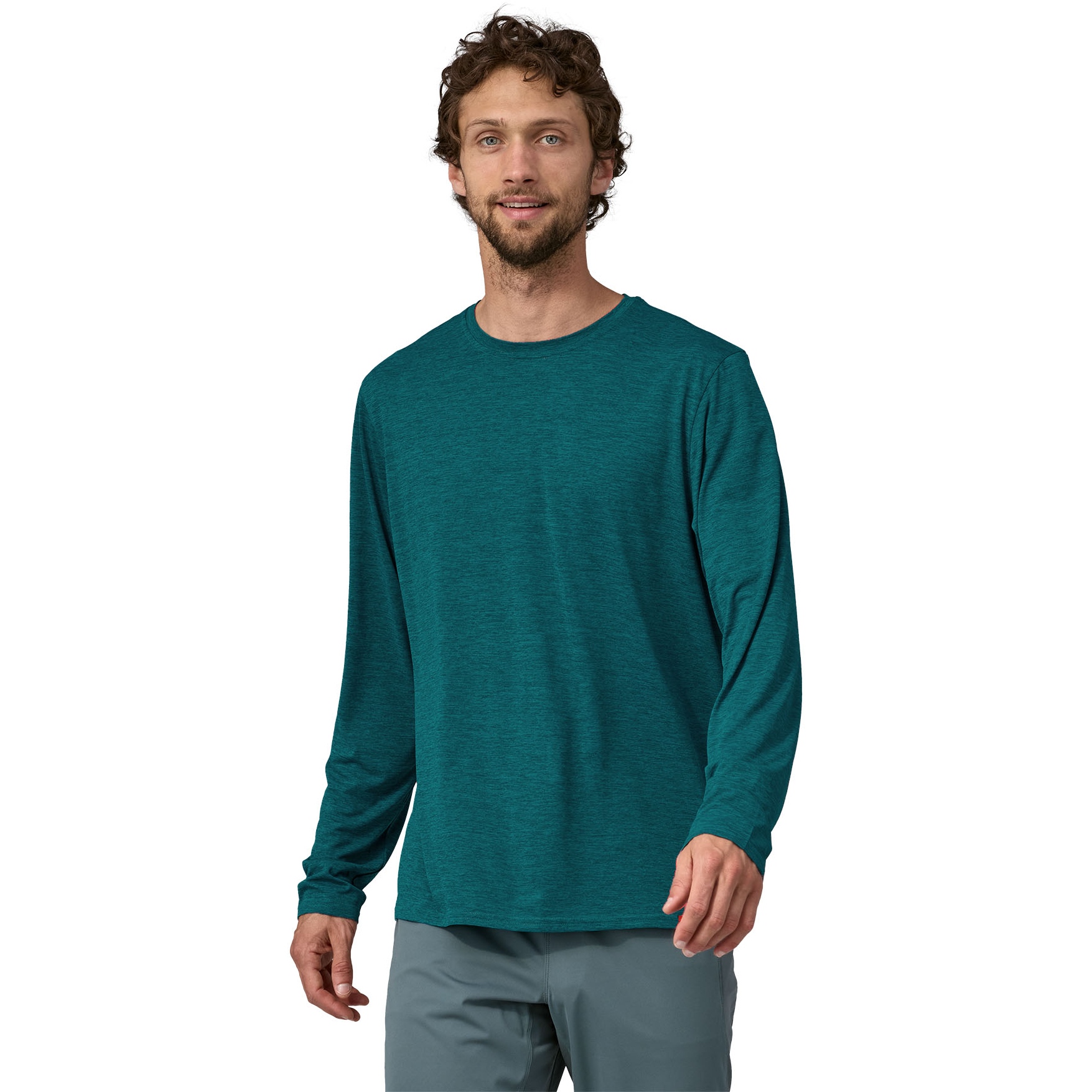 Patagonia Capilene Cool Daily Longsleeve Shirt Men - Buckhorn Green - Light  Buckhorn Green X-Dye