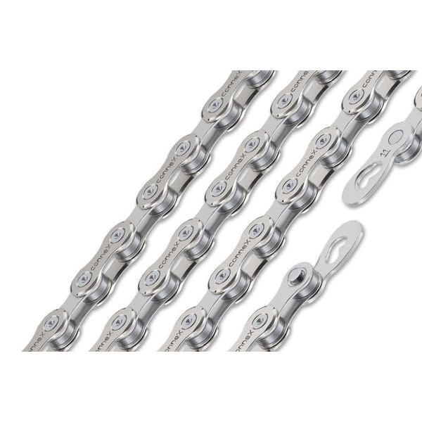 Productfoto van Wippermann conneX 11sE (stainless steel Inner link) 11-speed / E-Bike Chain - 132 Links