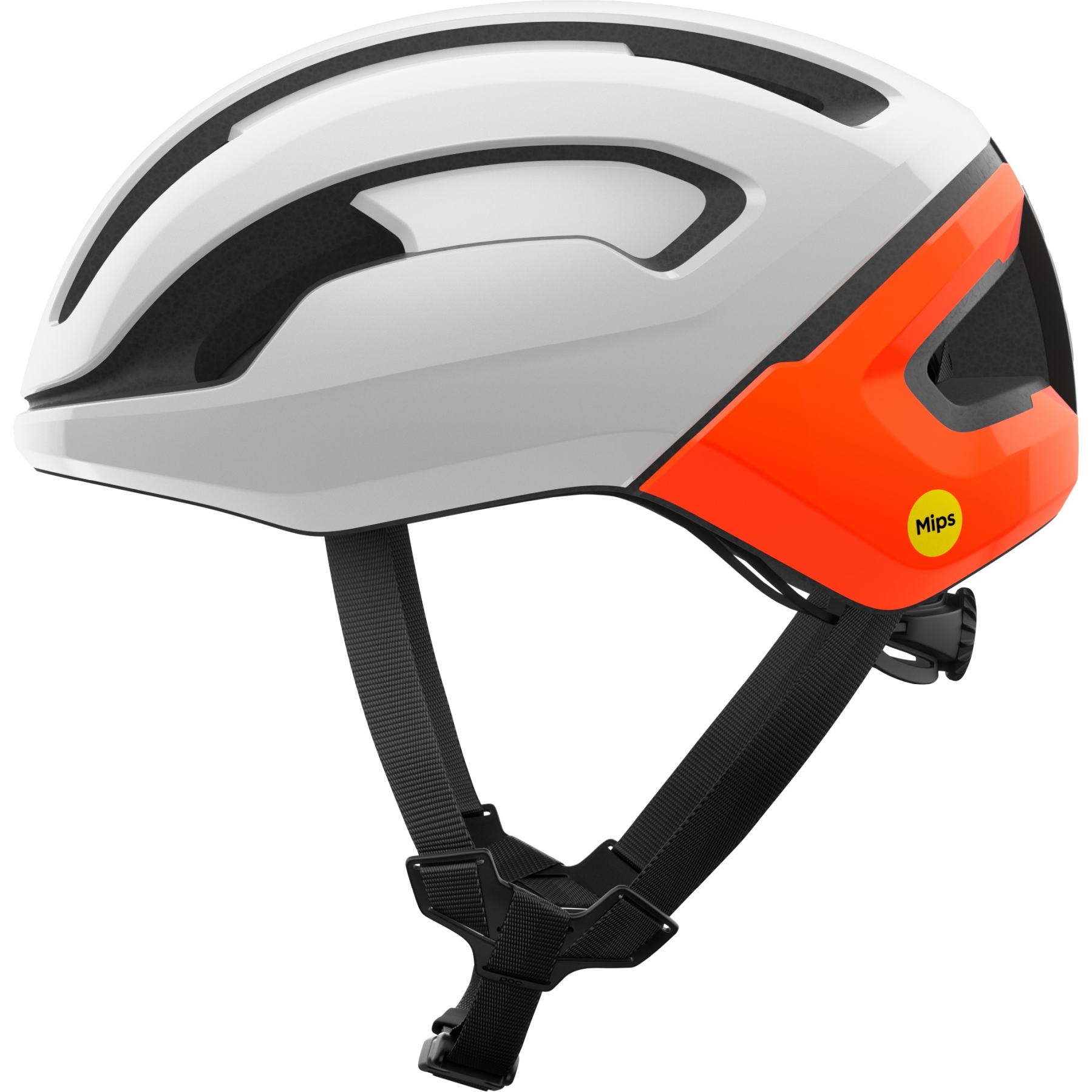 POC Omne Air MIPS Helmet - 9482 Hydrogen White/Fluorescent Orange