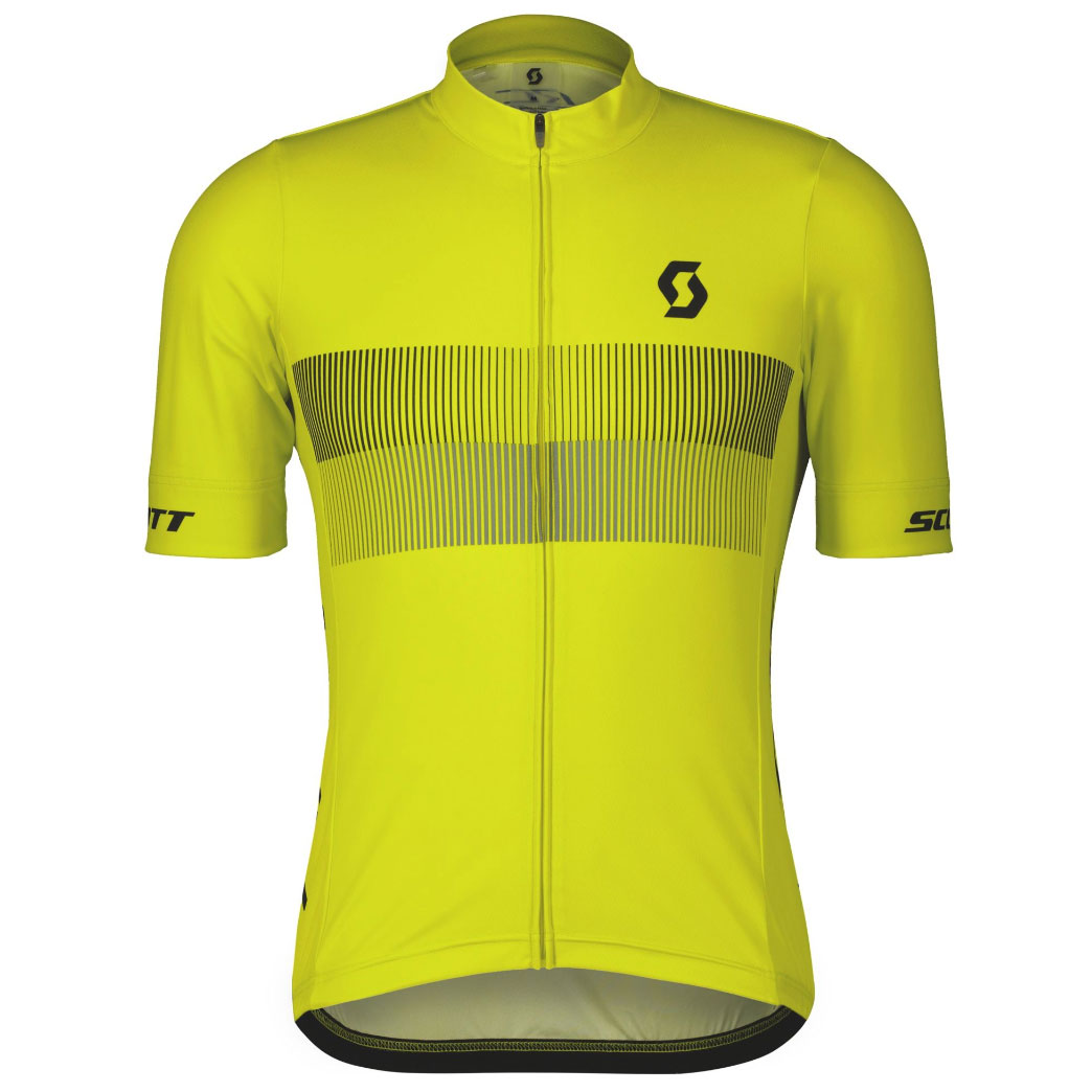 Image of SCOTT RC Team 10 Short Sleeve Shirt Men - sulphur yellow/black
