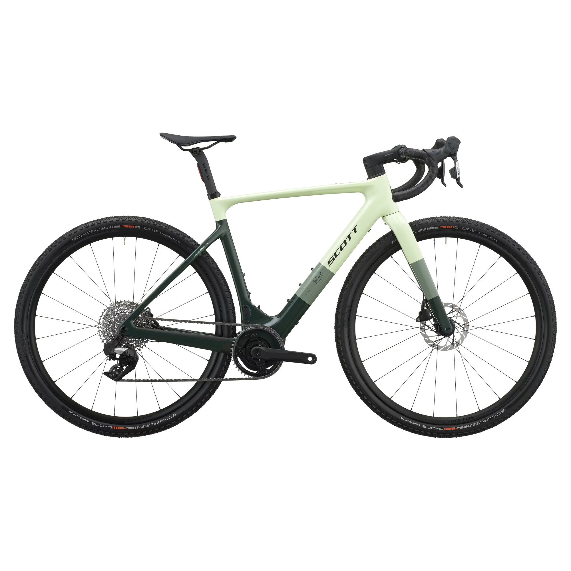 SCOTT SOLACE GRAVEL 30 - Carbon Gravel E-Bike - 2027 - cream green