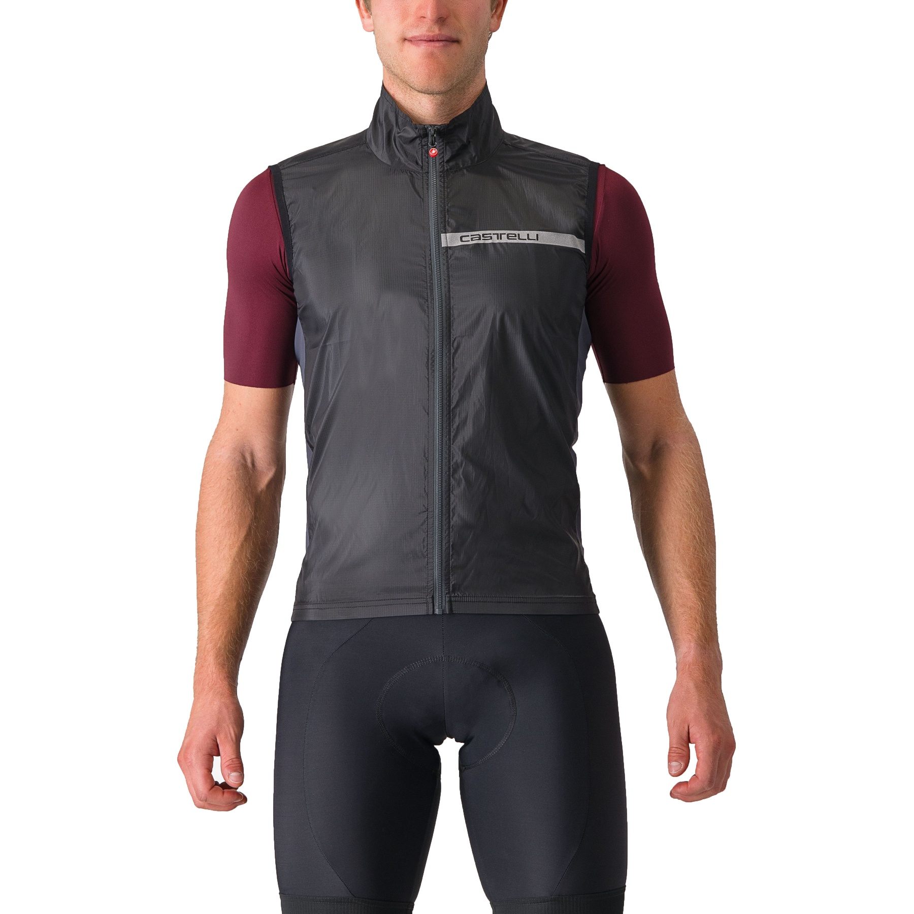 Castelli Squadra Stretch Vest Men - light black/dark grey | BIKE24