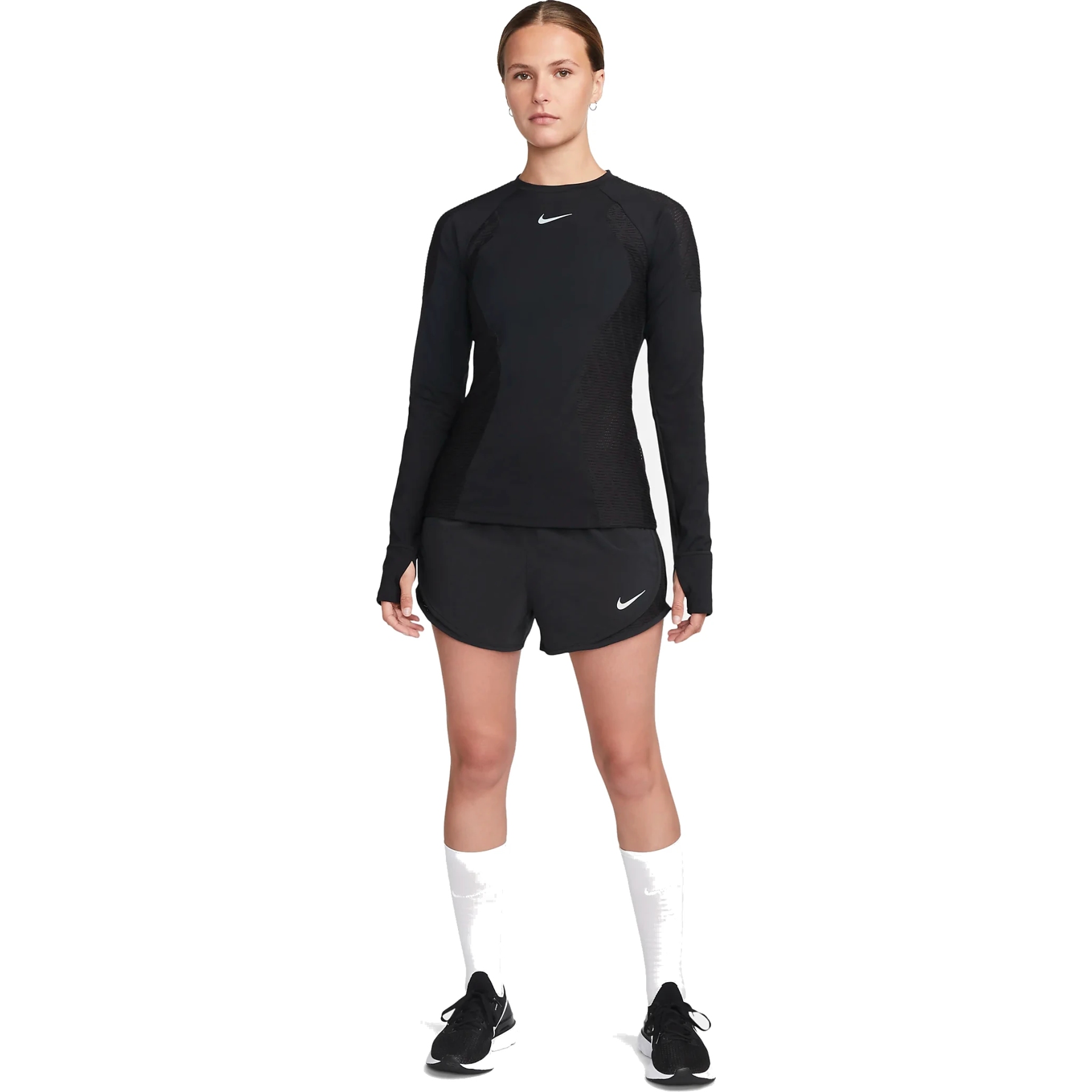 Nike Dri-FIT ADV Run Division Long Sleeve Top Women - black/black