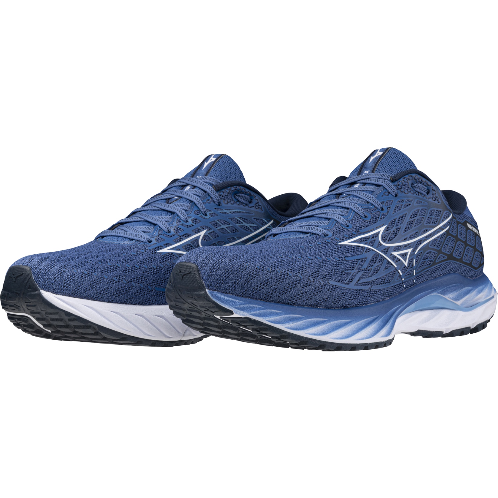 Picture of Mizuno Wave Inspire 20 Running Shoes Men - Federal Blue / White / Alaskan Blue