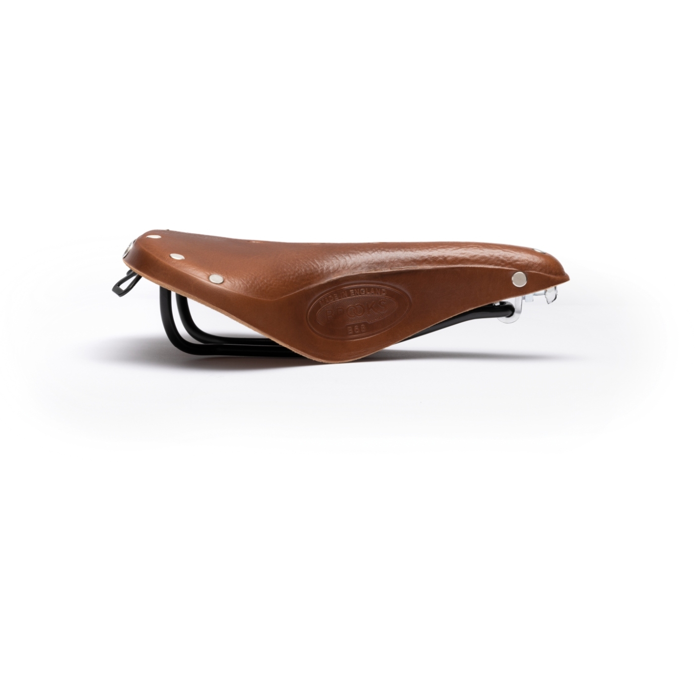 Brooks B68 Bend Leather Saddle - honey