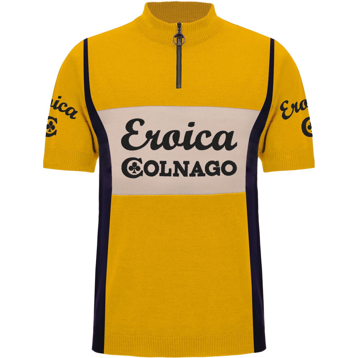 Мужской шерстяной свитер Santini Eroica Colnago ER1114COLN - желтый GI