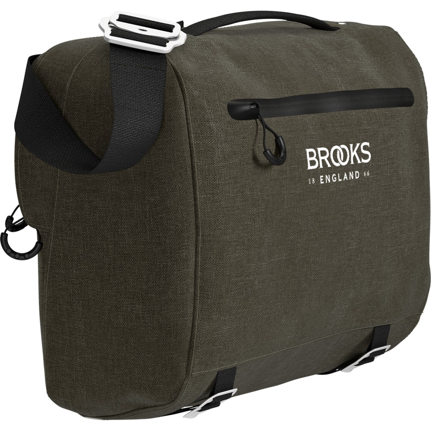 Image of Brooks Scape Handlebar Compact Bag - mud green