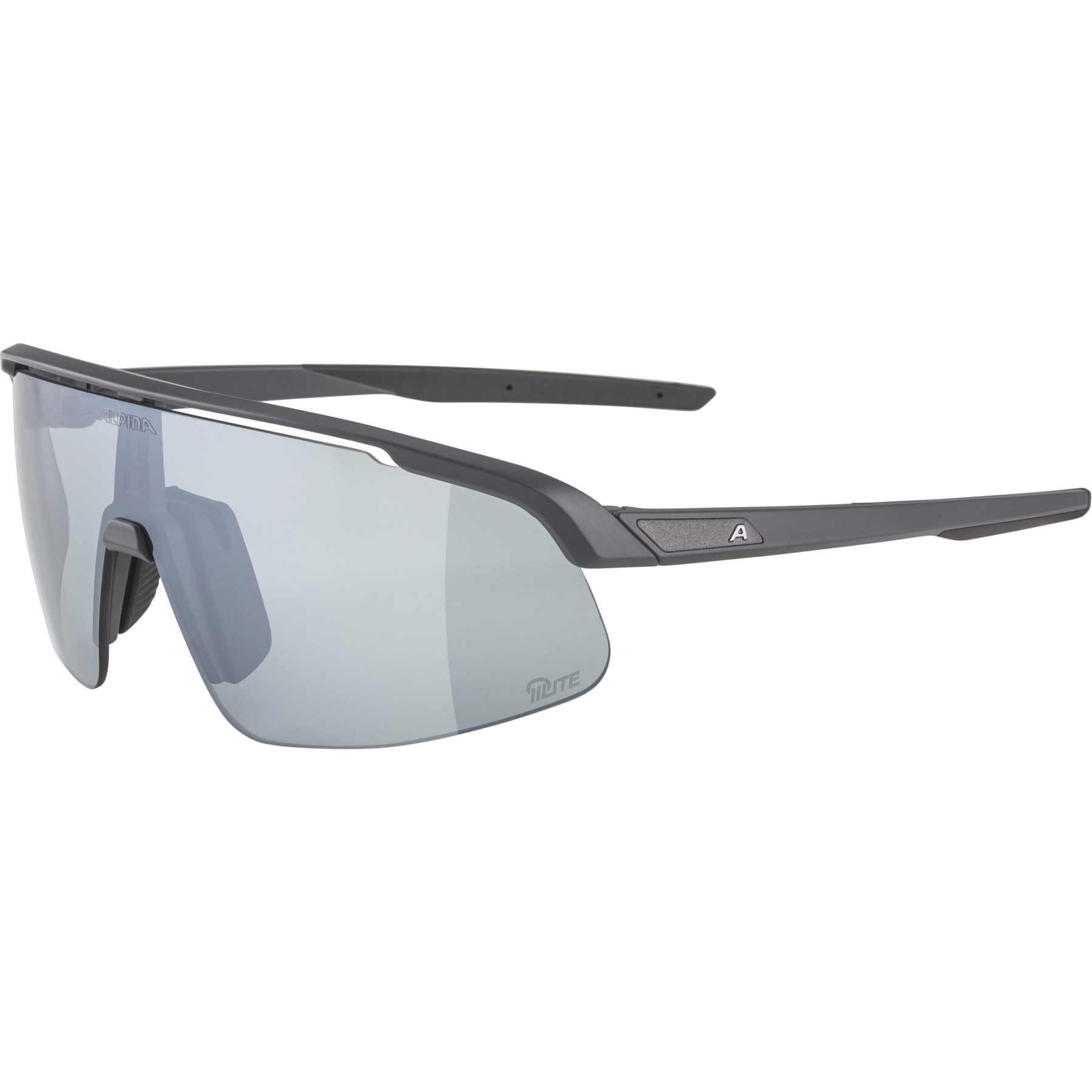Produktbild von Alpina Turbo Pro S Q-Lite Brille - midnight-grey matt/green/silver mirror