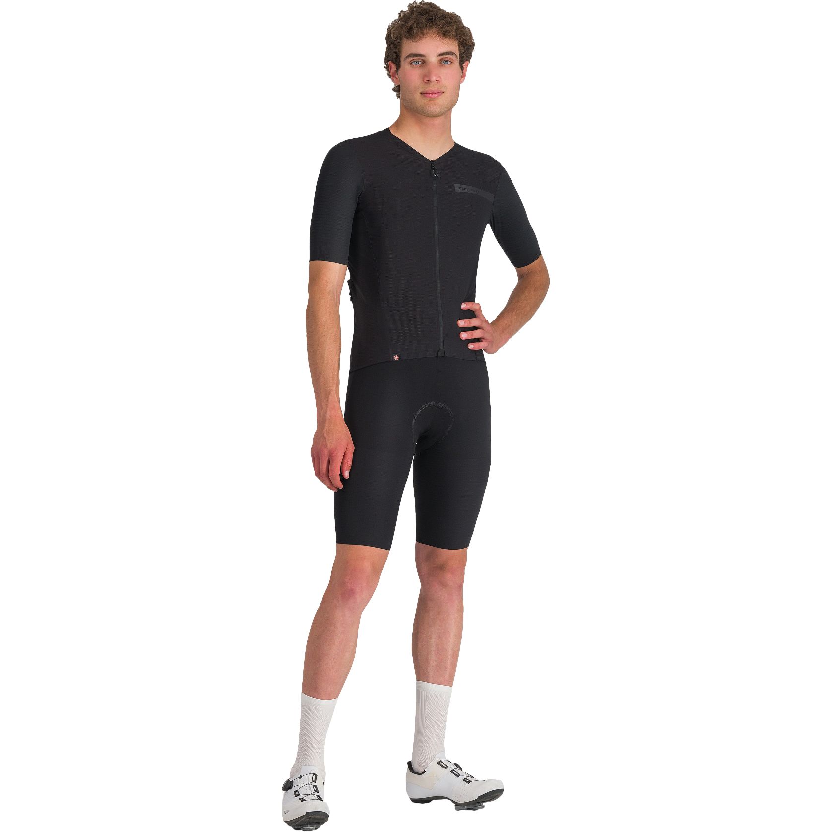 Castelli PREMIO BLACK JERSEY XS グレー Castelli Premio Black Jersey - Alex's Bicycle Pro Shop