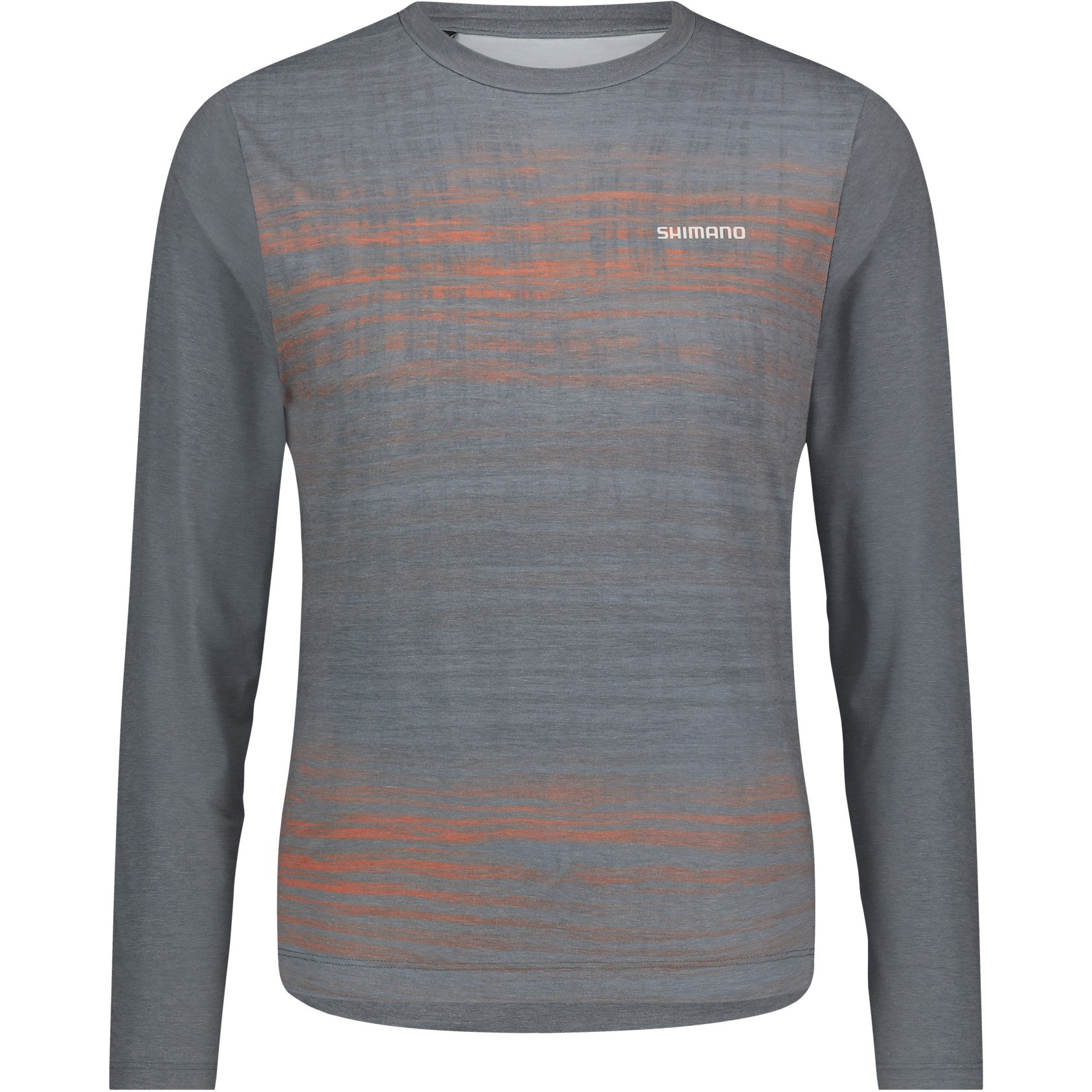 Produktbild von Shimano Spazio Printed MTB Langarmtrikot Herren - grau