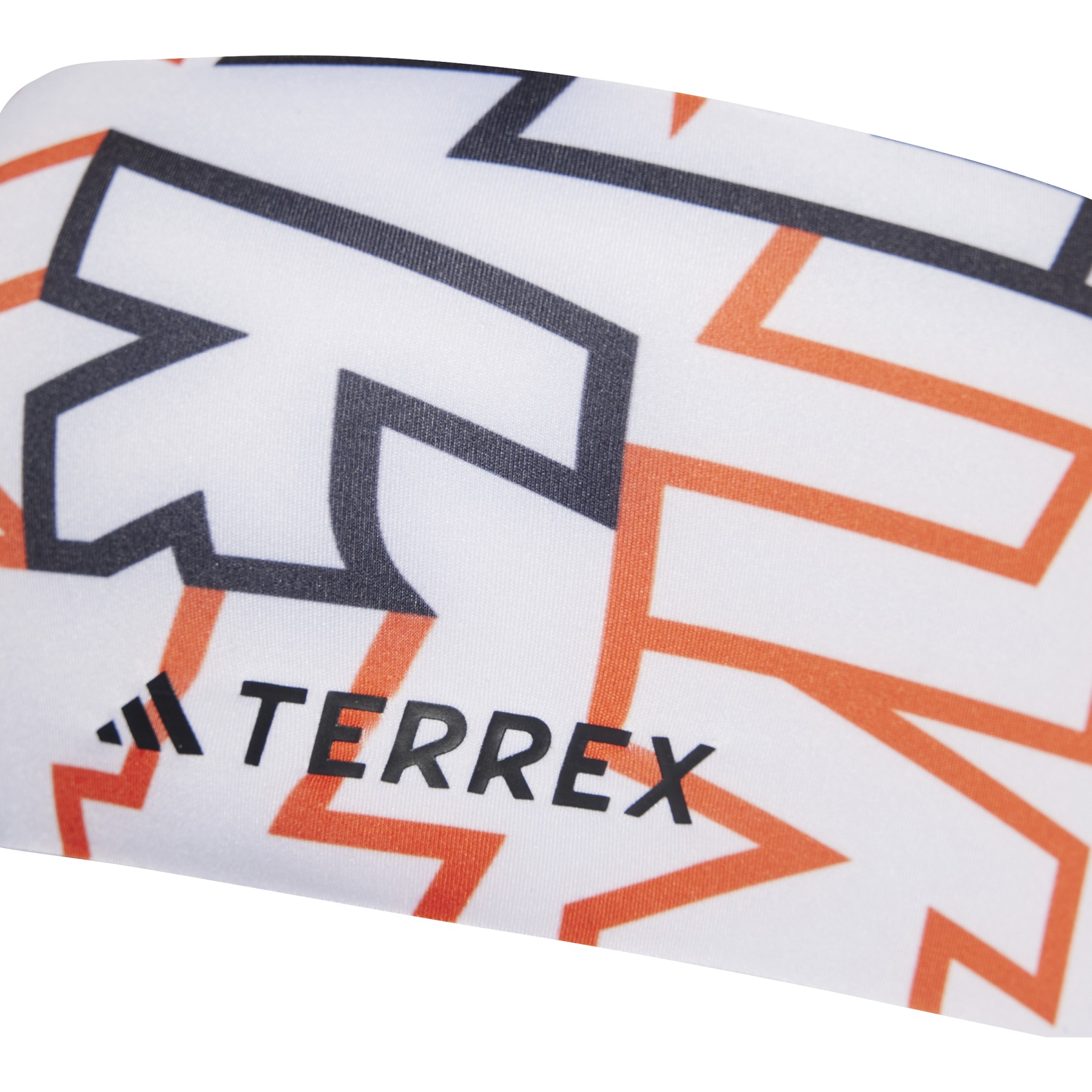 - Stirnband IN4643 Graphic impact orange/black adidas AEROREADY white/semi TERREX