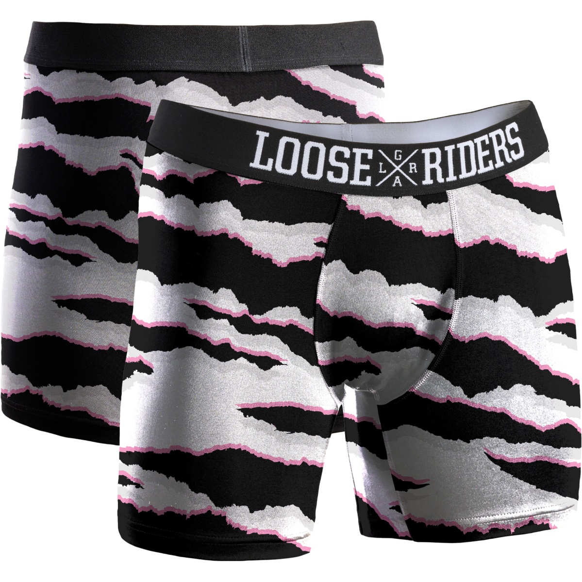 Picture of Loose Riders Boxer Briefs Men - 2-Pack - Shred white
