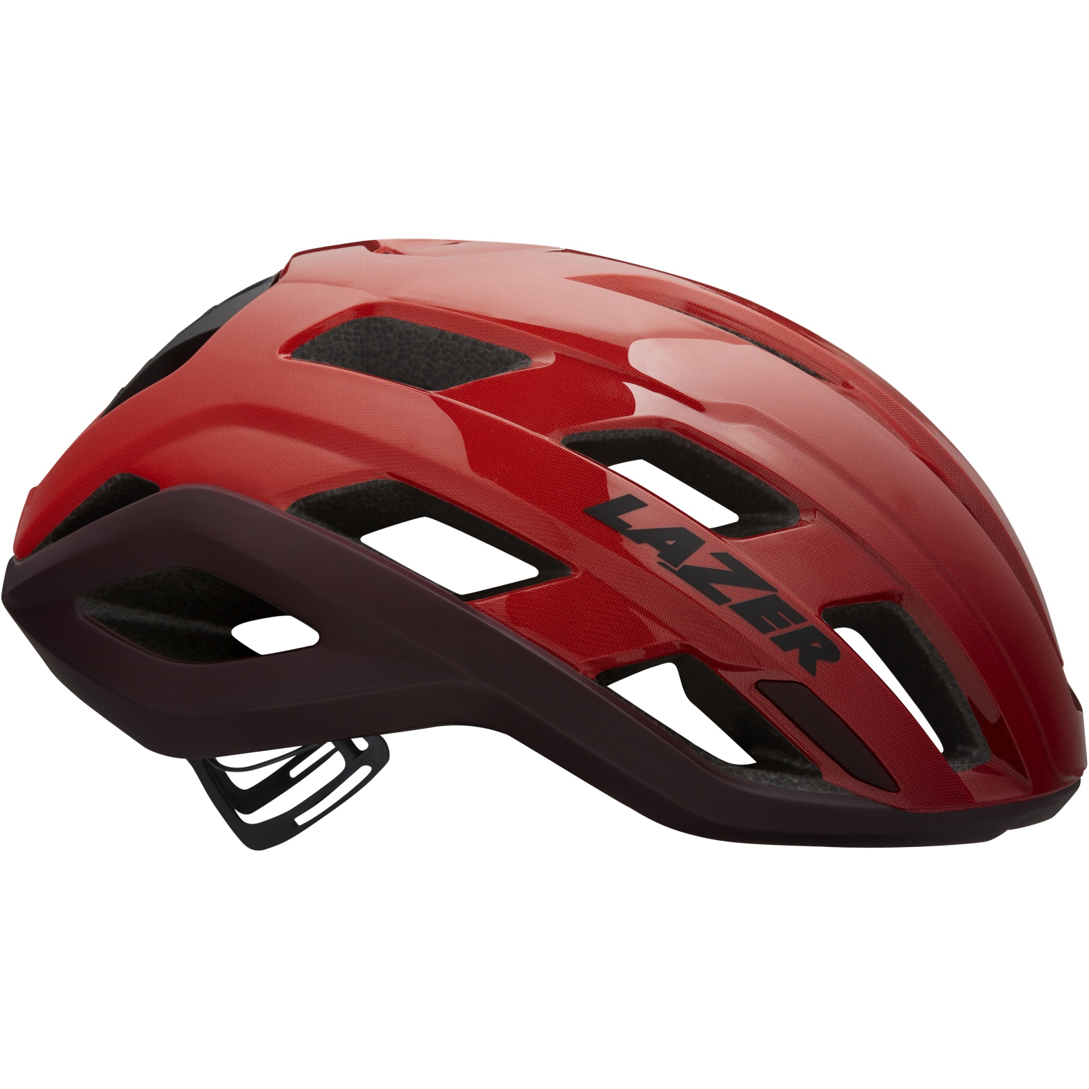 Image of Lazer Strada KinetiCore Road Helmet - red