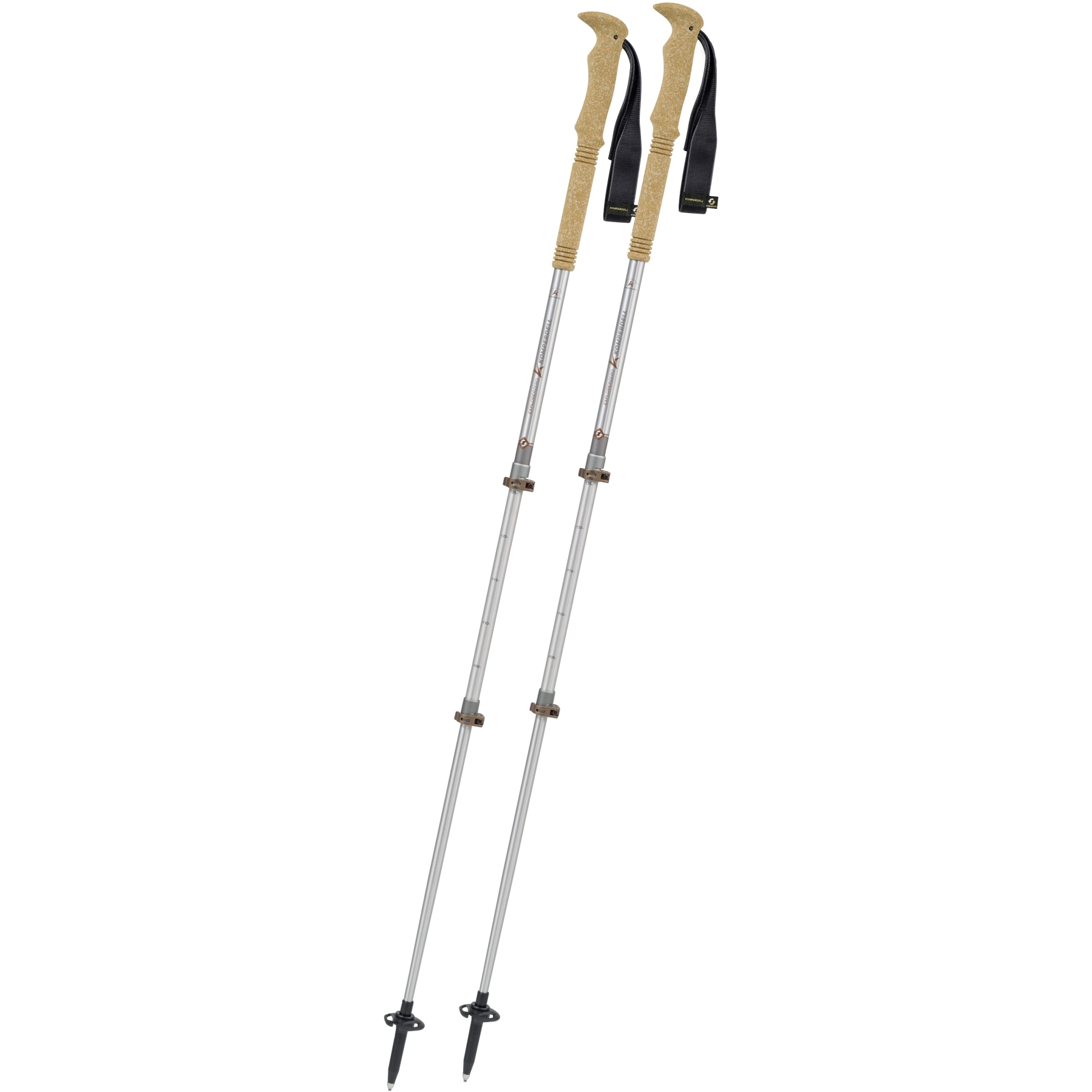 Produktbild von Komperdell Explorer Zero Cork Trekkingstöcke (Paar) - braun