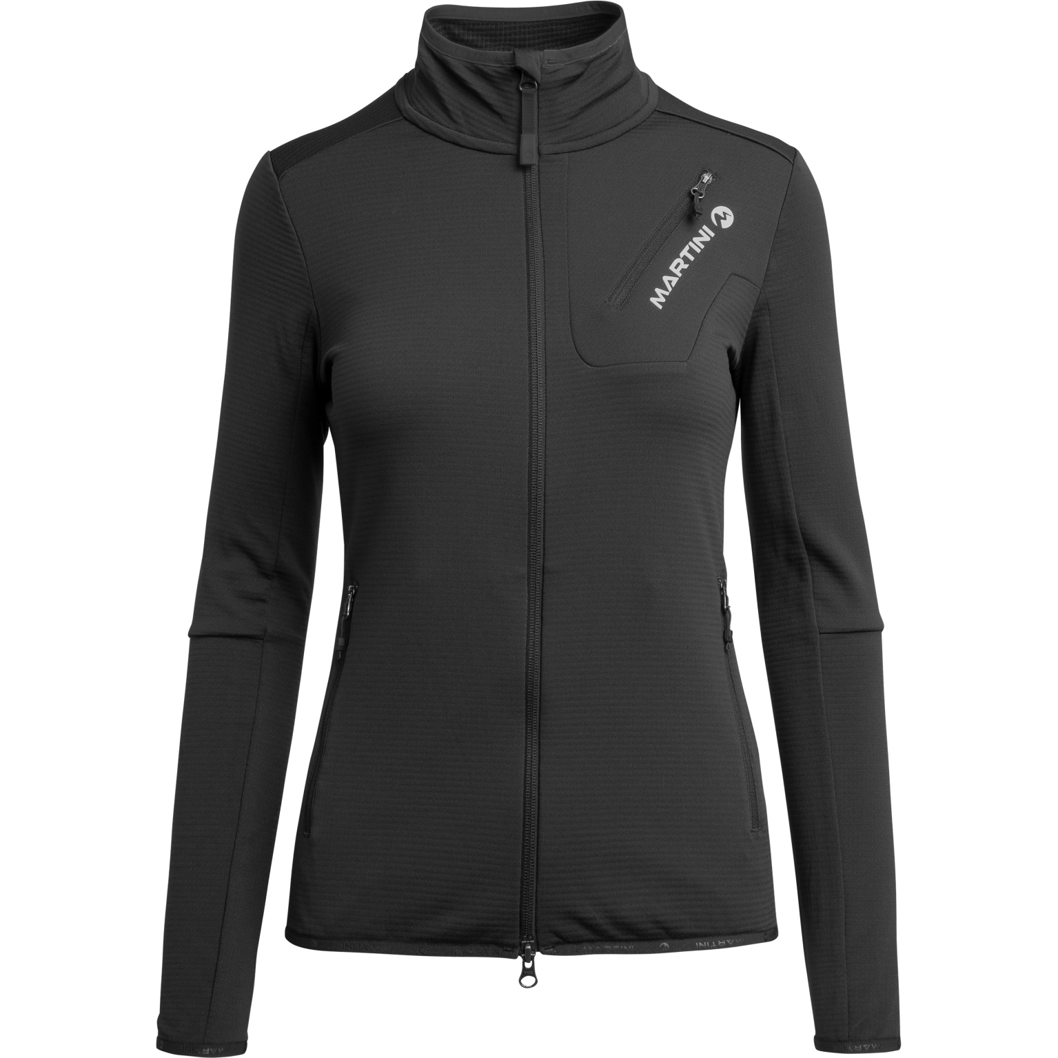 Produktbild von Martini Sportswear Re.Act Midlayer Jacke Damen - schwarz/schwarz