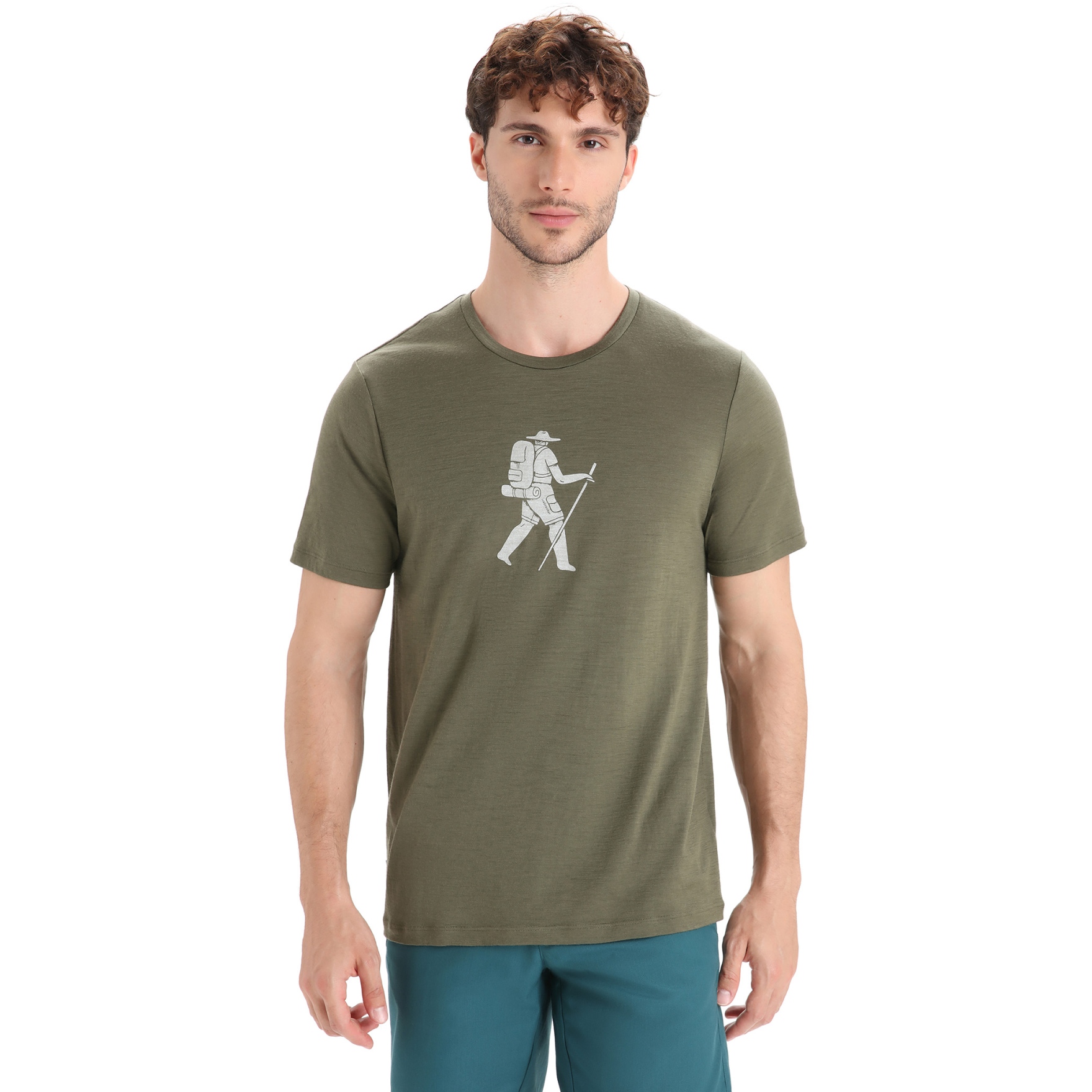 Imagen de Icebreaker Camiseta Hombre - Tech Lite II Trail Hiker - Loden