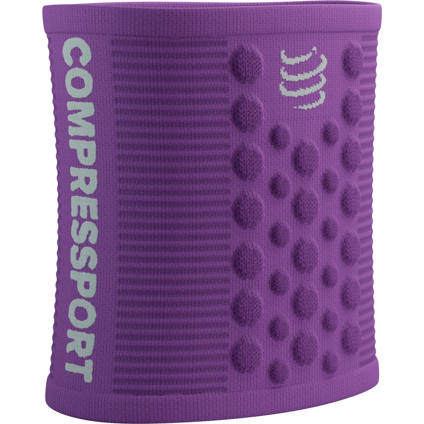 Bild von Compressport Schweißband 3D.Dots - royal lilac/white