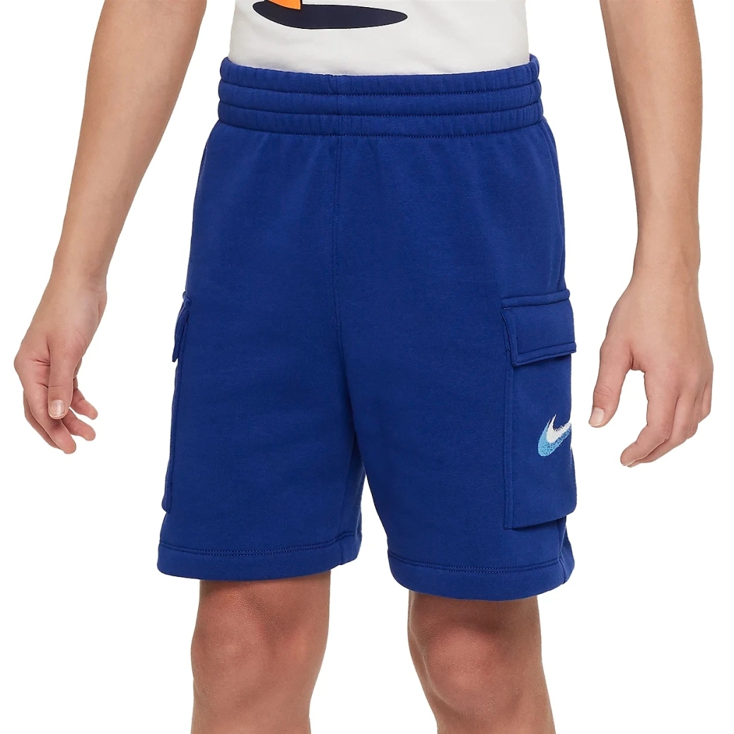Produktbild von Nike Sportswear Standard Issue Fleece Shorts Kinder - deep royal blue HF5524-455