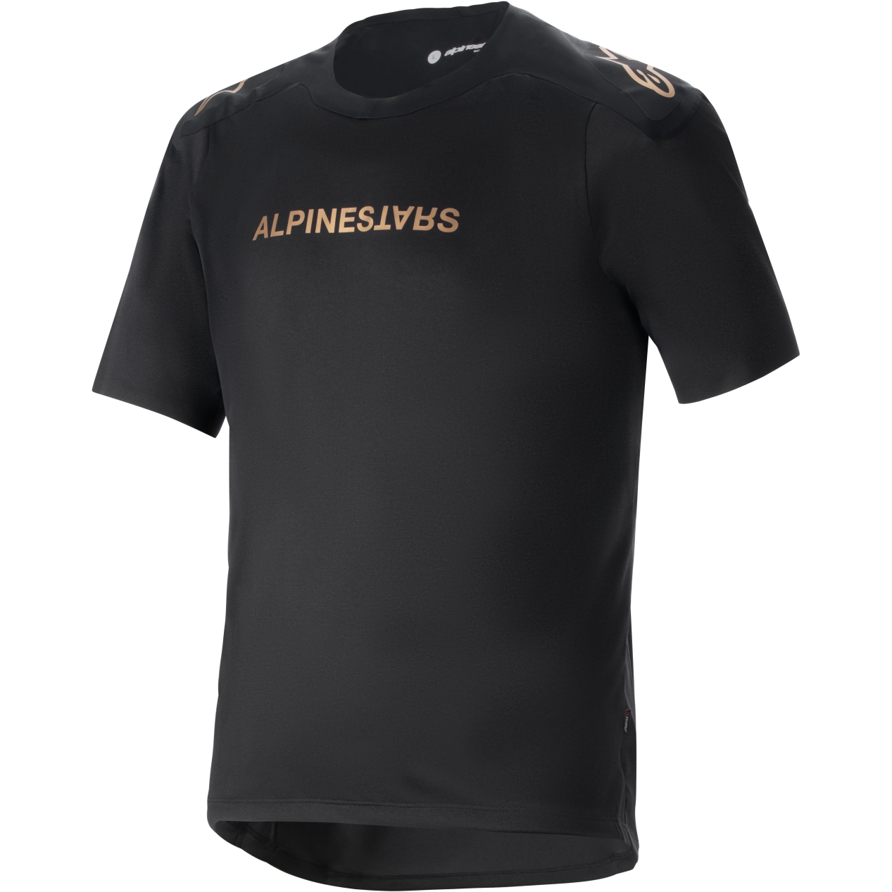 Productfoto van Alpinestars A-Aria Polartec Switch Fietsshirt met Korte Mouwen Heren - zwart
